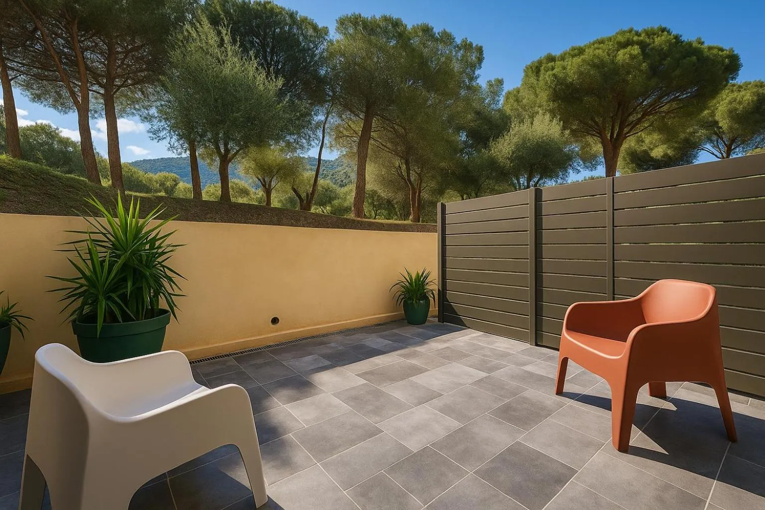 Patio in Auberge Ferayola