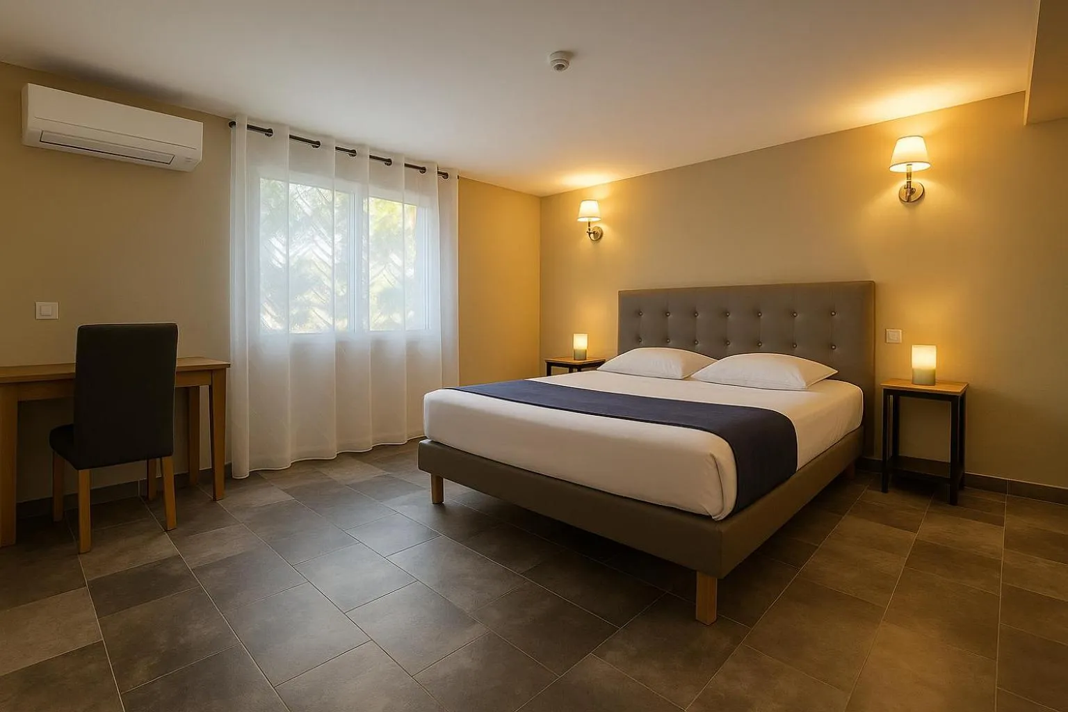 Photo of the whole room, Bed in Auberge Ferayola