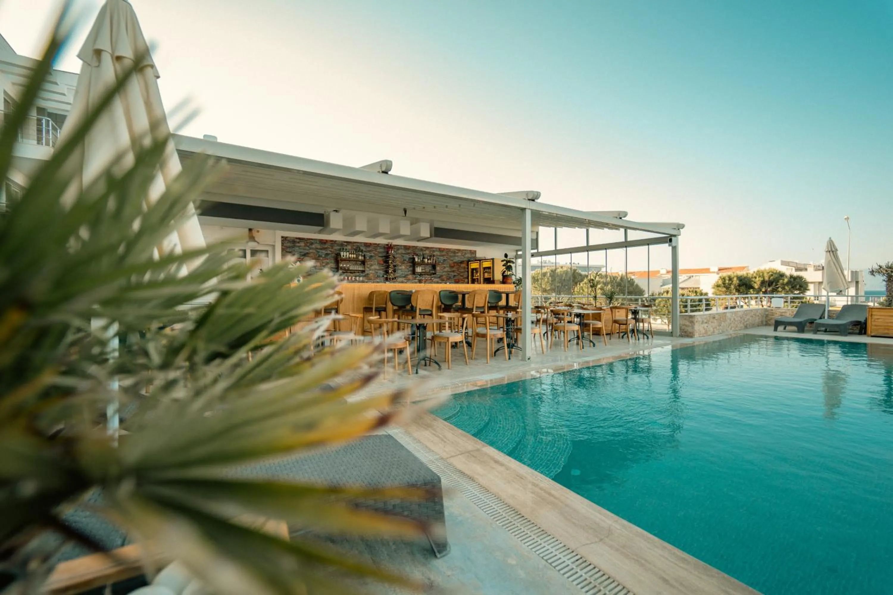 Pool view in Twins Hotel Çeşme