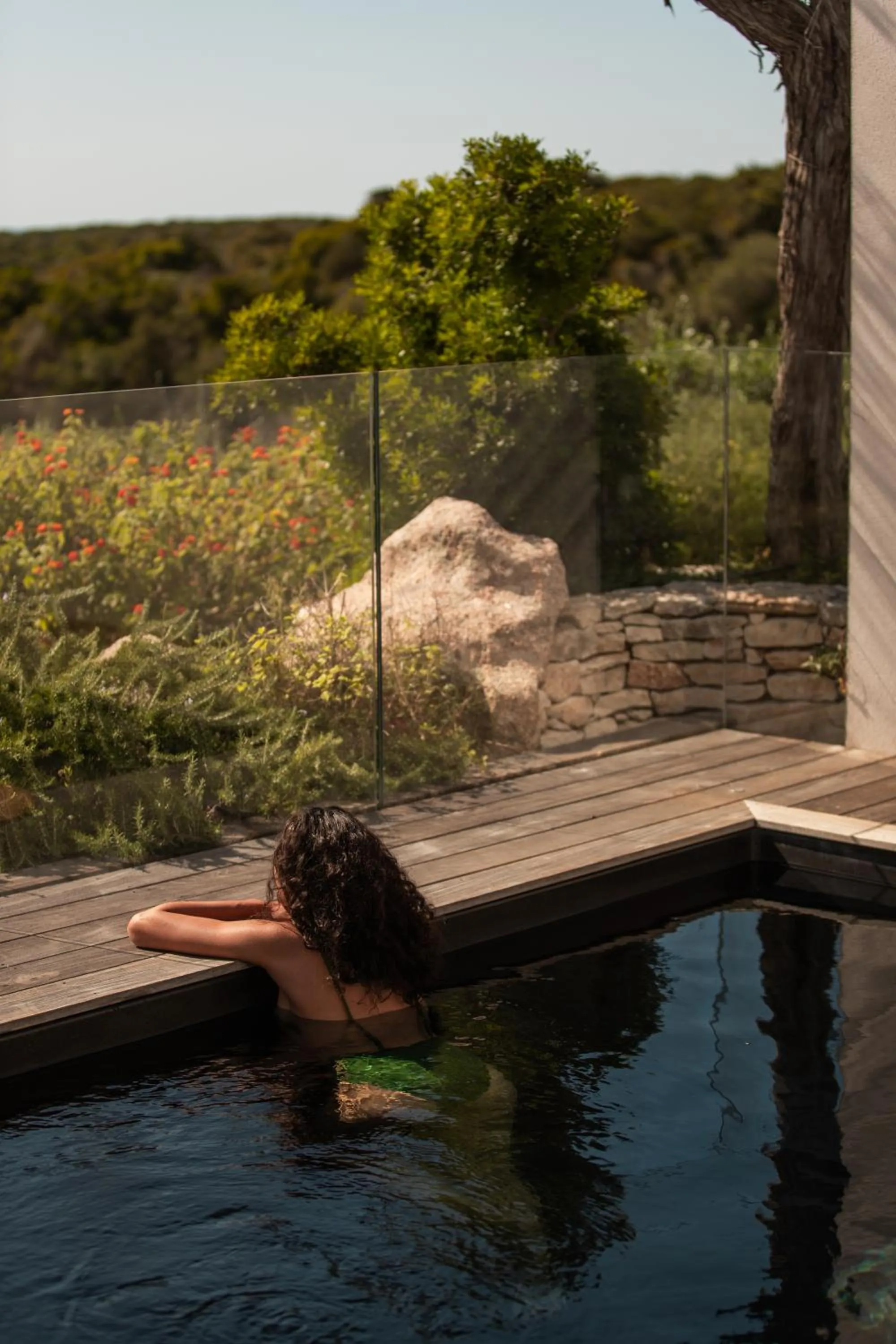 Swimming pool in Hôtel Cala di Greco