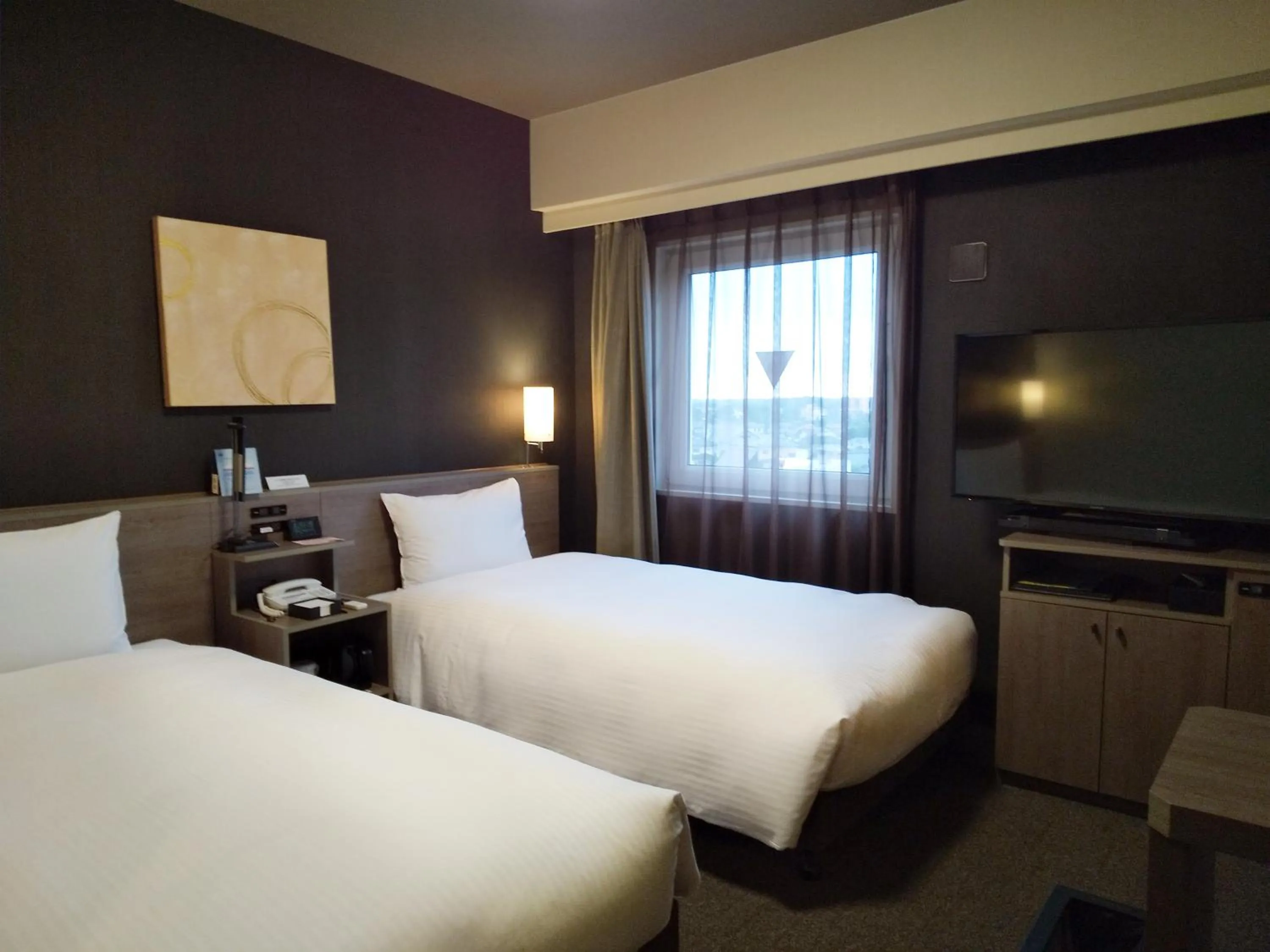Photo of the whole room, Bed in Hotel Route-Inn Ishioka
