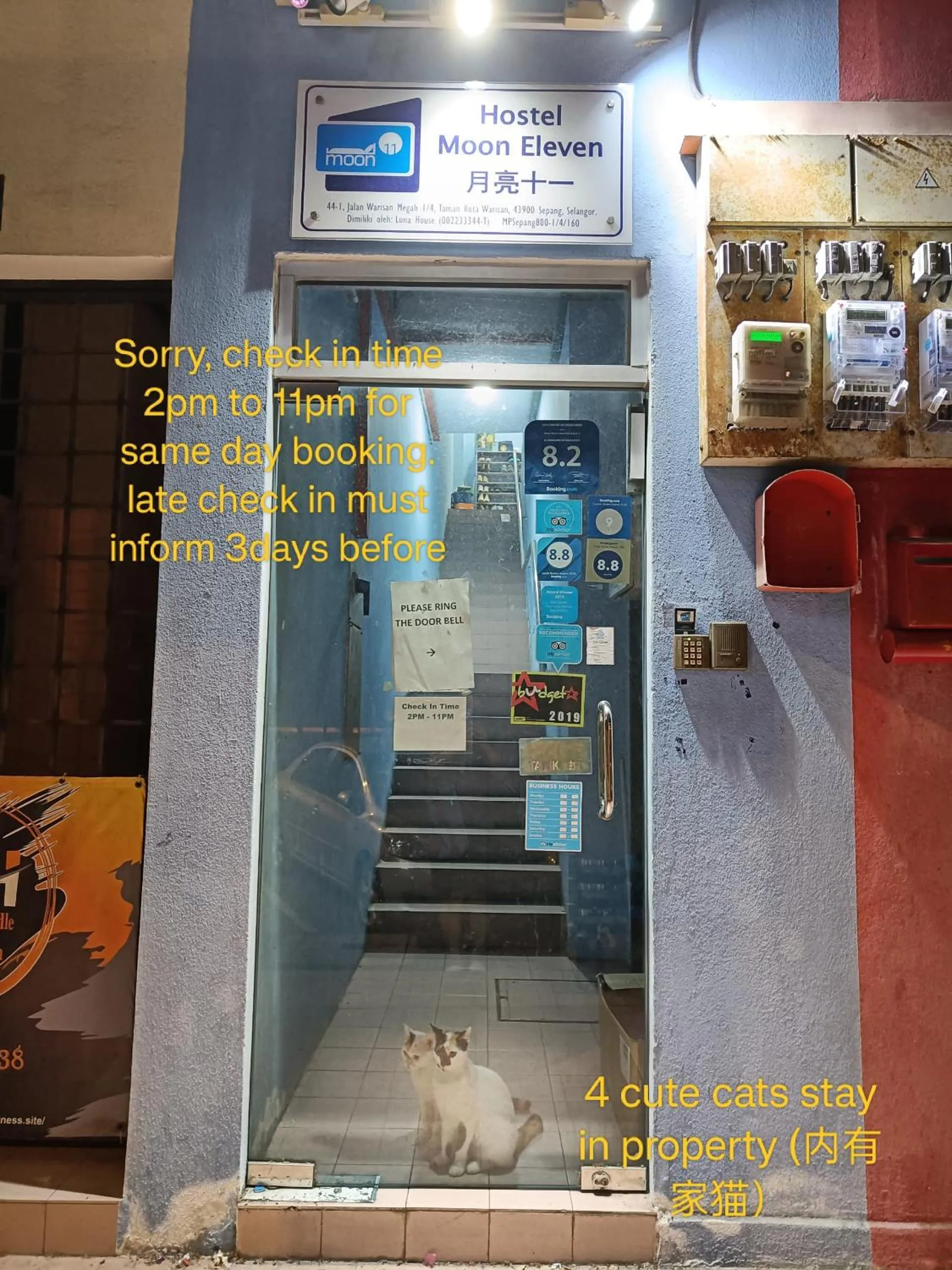 Property building in Moon Eleven Hostel Near Klia & Klia2