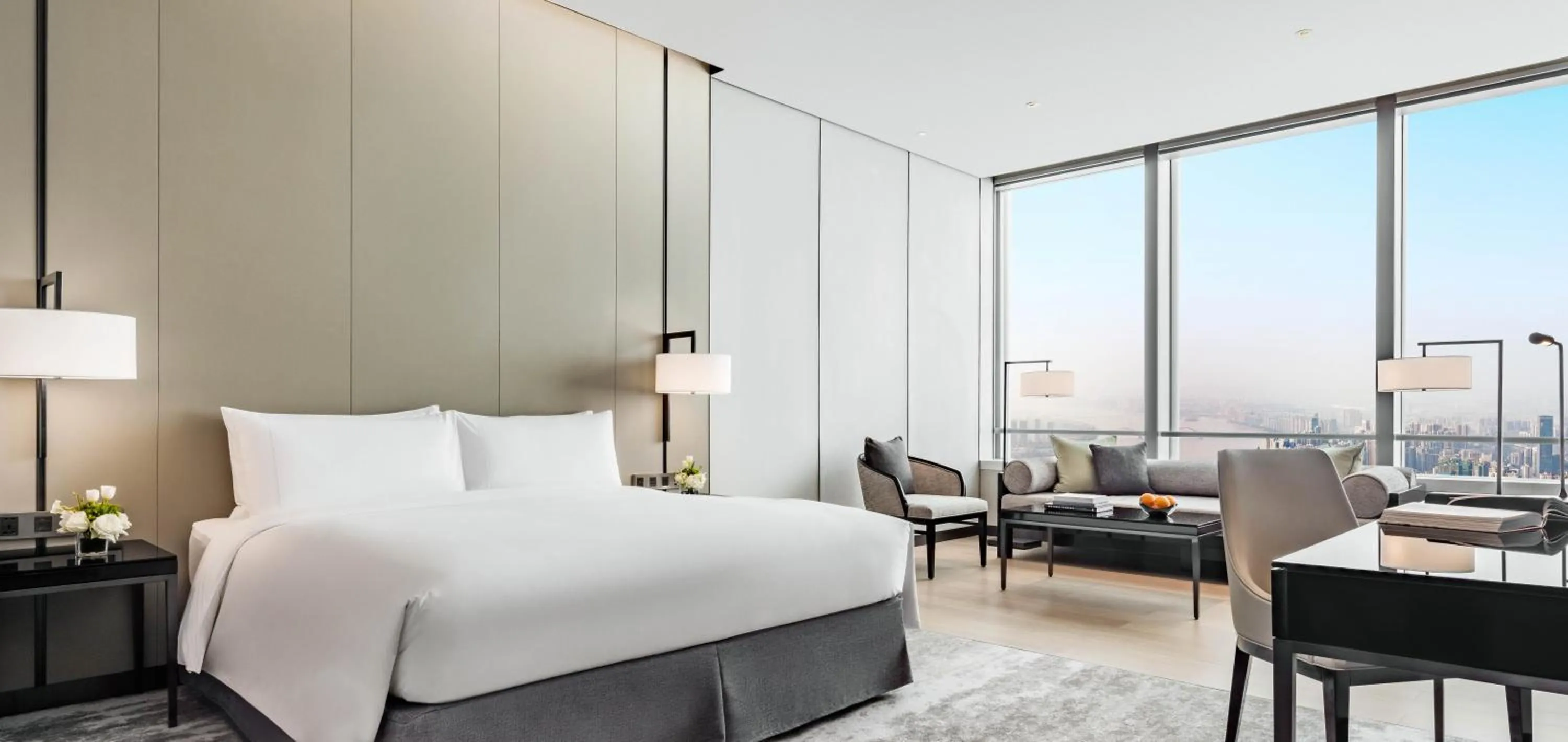 Photo of the whole room, Bed in Niccolo Changsha