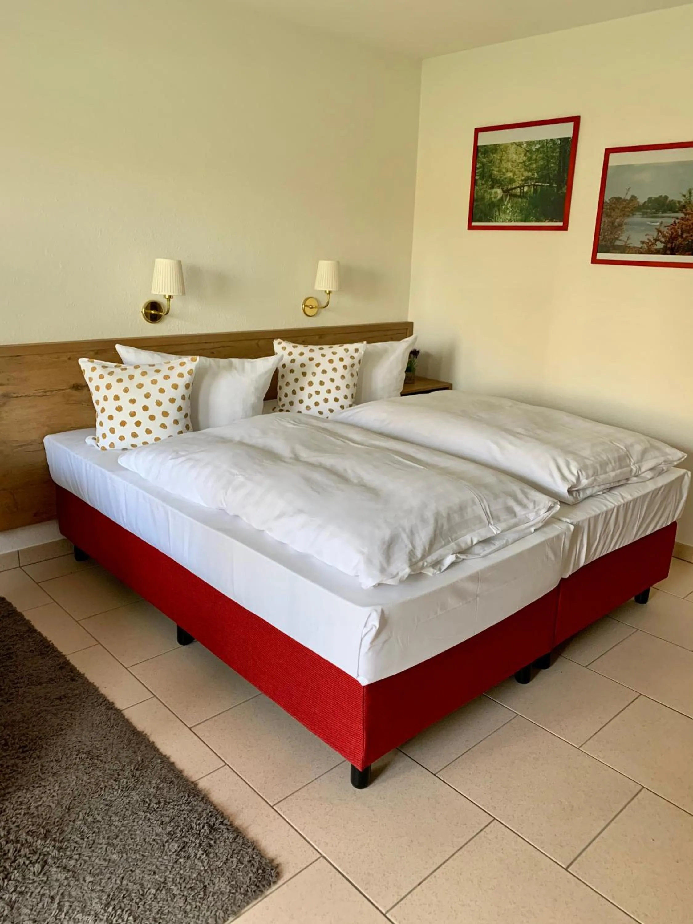 Bedroom, Bed in Landhaus am Schaalsee