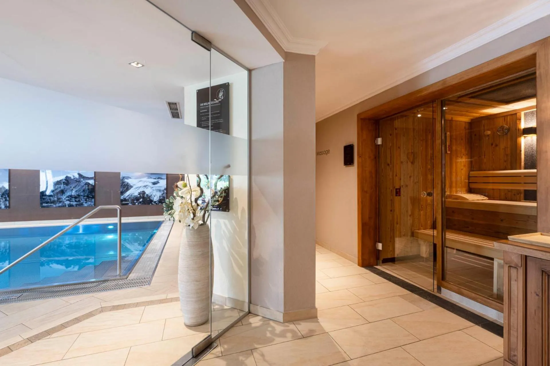 Spa and wellness centre/facilities in Sepp & Hannis Suiten im Dorf