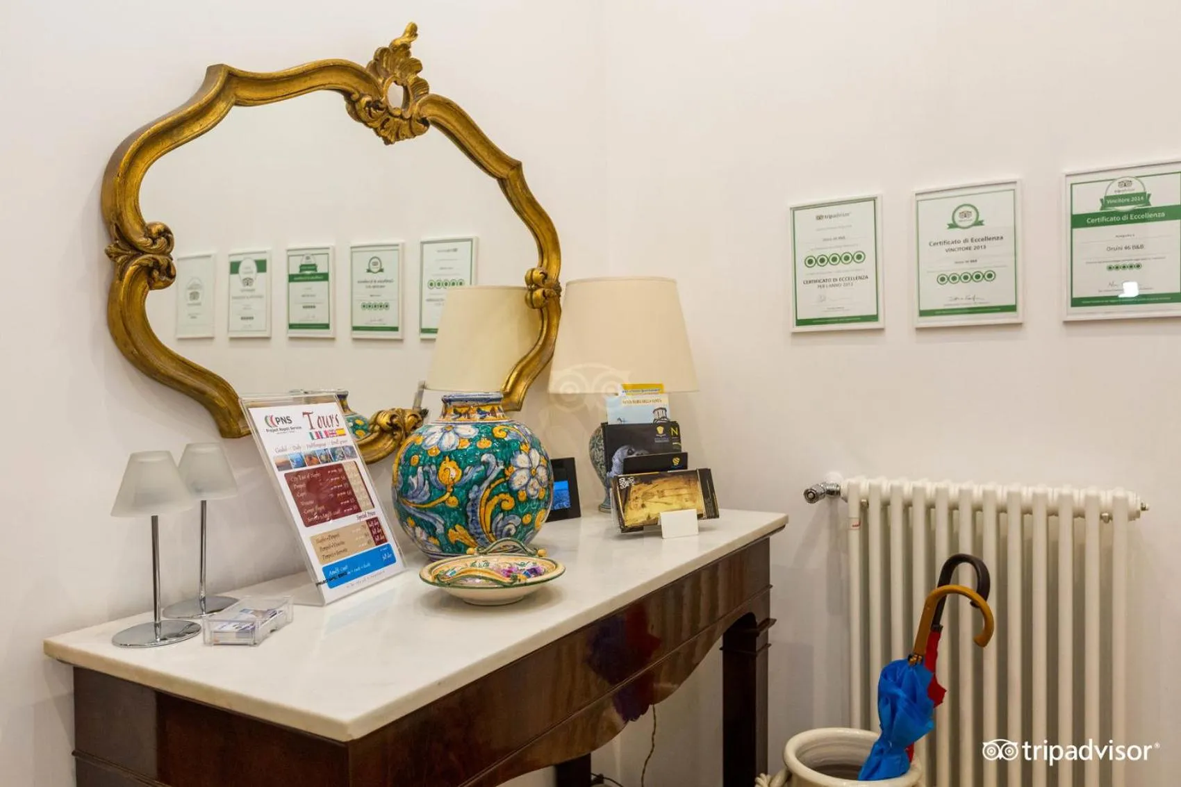 Lobby or reception in B&B Orsini 46