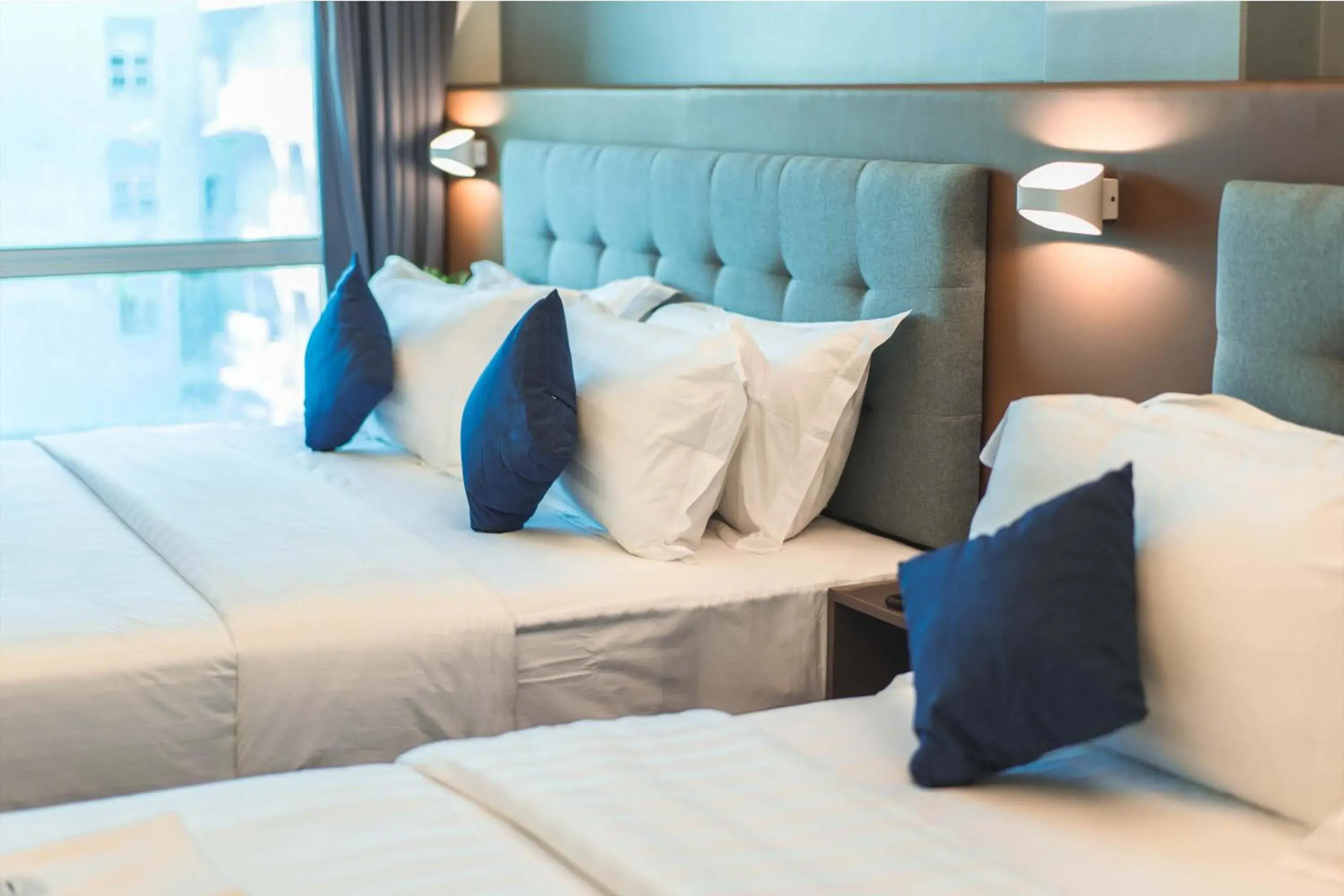 Bed in Henia Hotel Bed in Henia Hotel