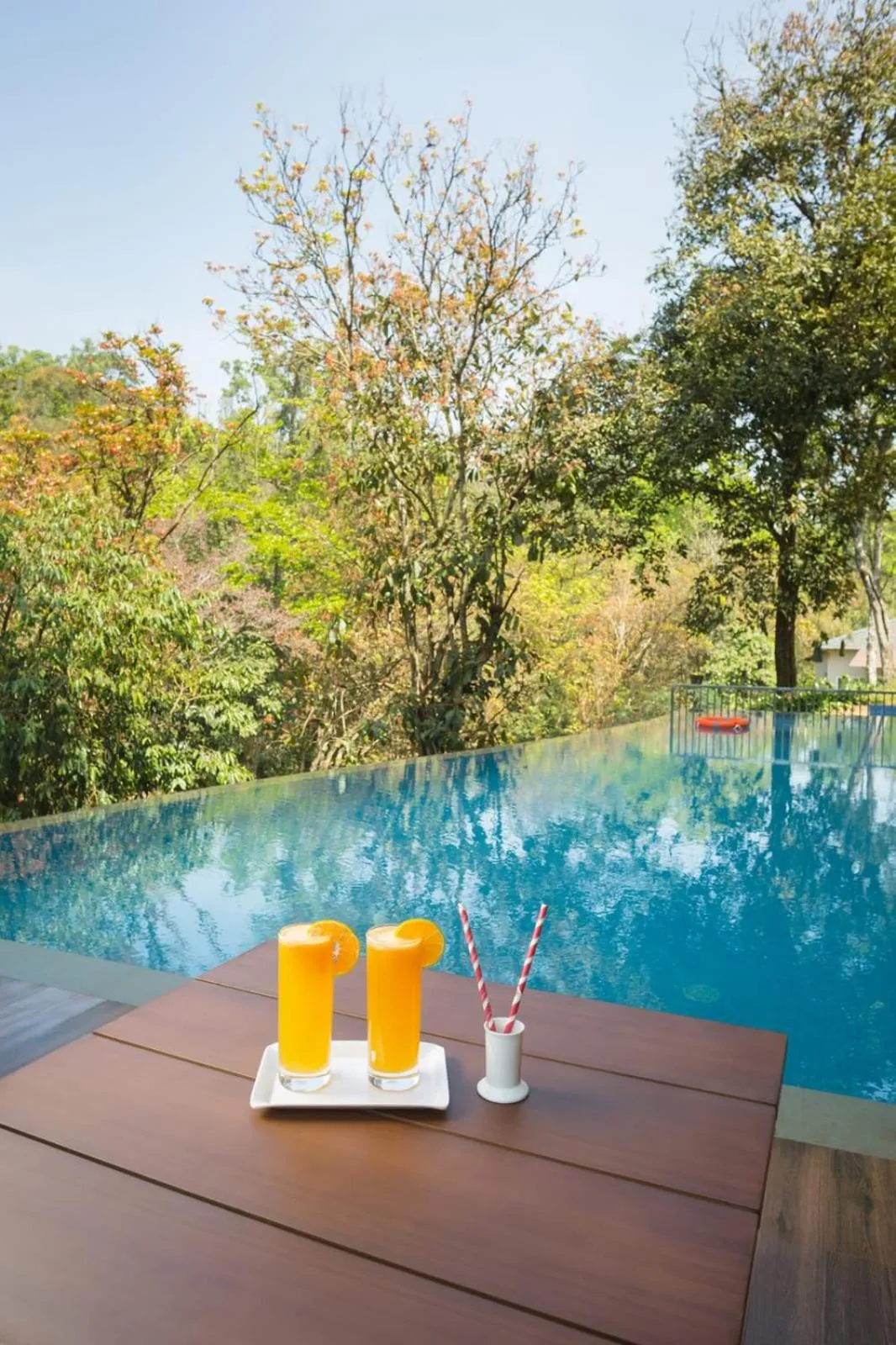 Swimming pool in Abad Brookside Wayanad