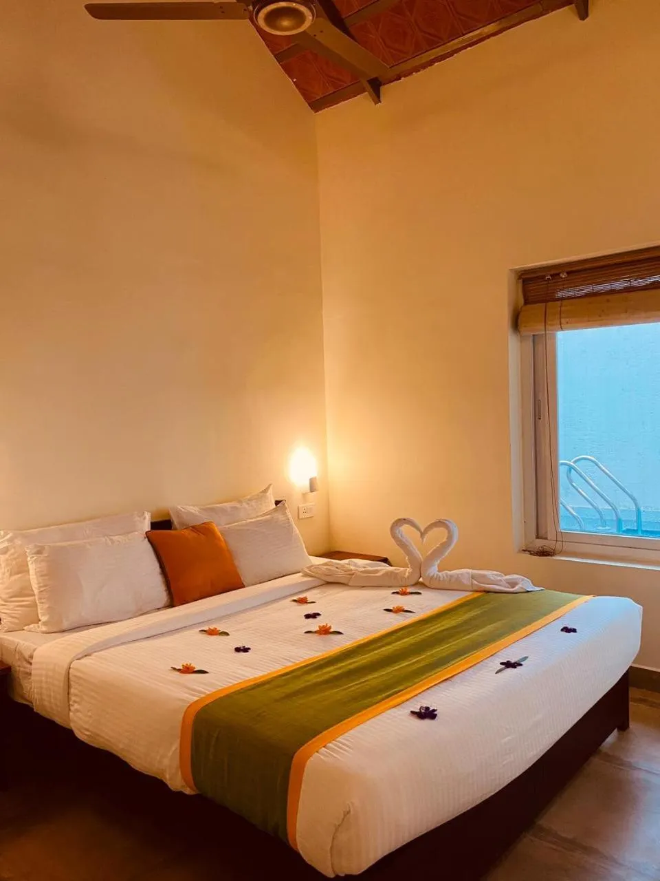 Bedroom, Bed in Abad Brookside Wayanad