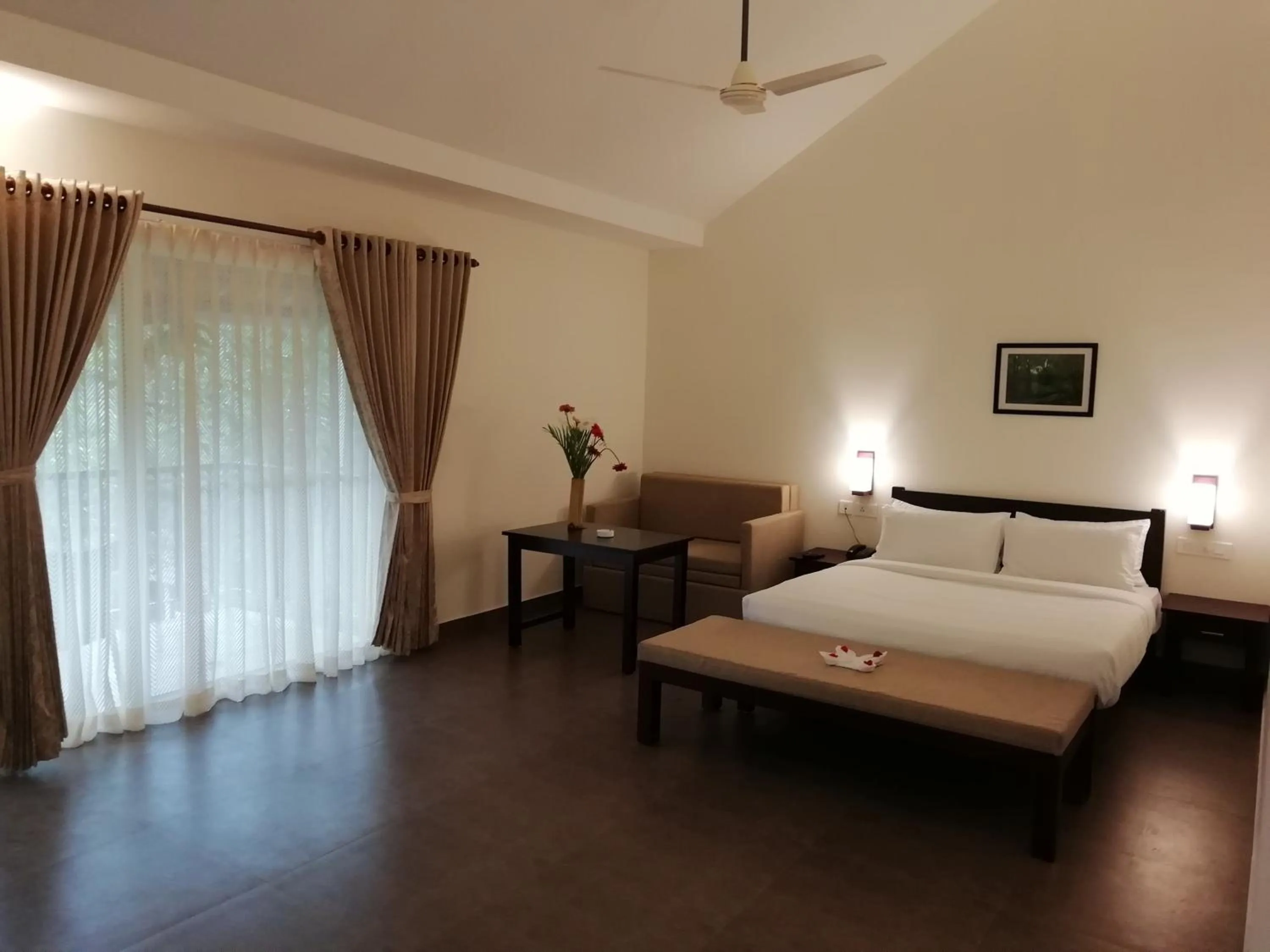 Bedroom, Bed in Abad Brookside Wayanad