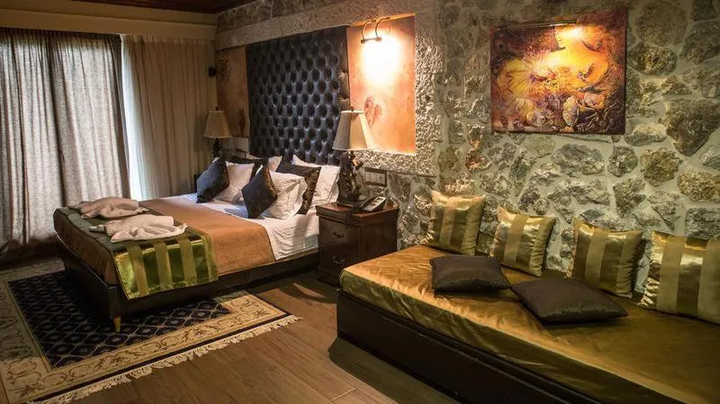 Photo of the whole room, Bed in Archontopetra Boutique Hotel