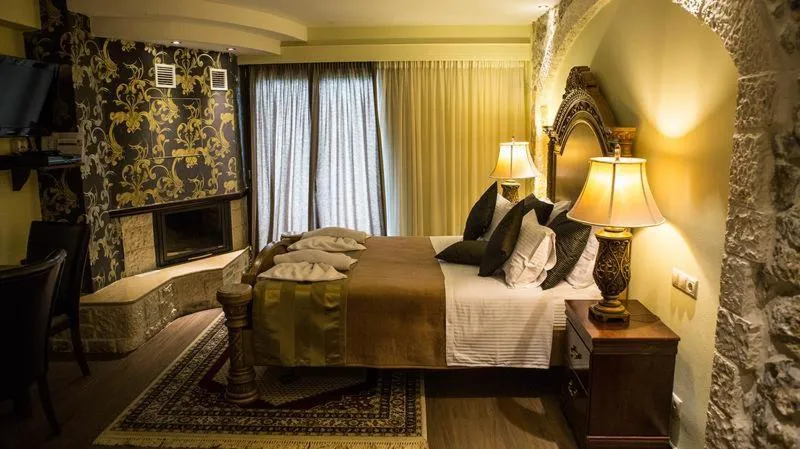 Photo of the whole room, Bed in Archontopetra Boutique Hotel