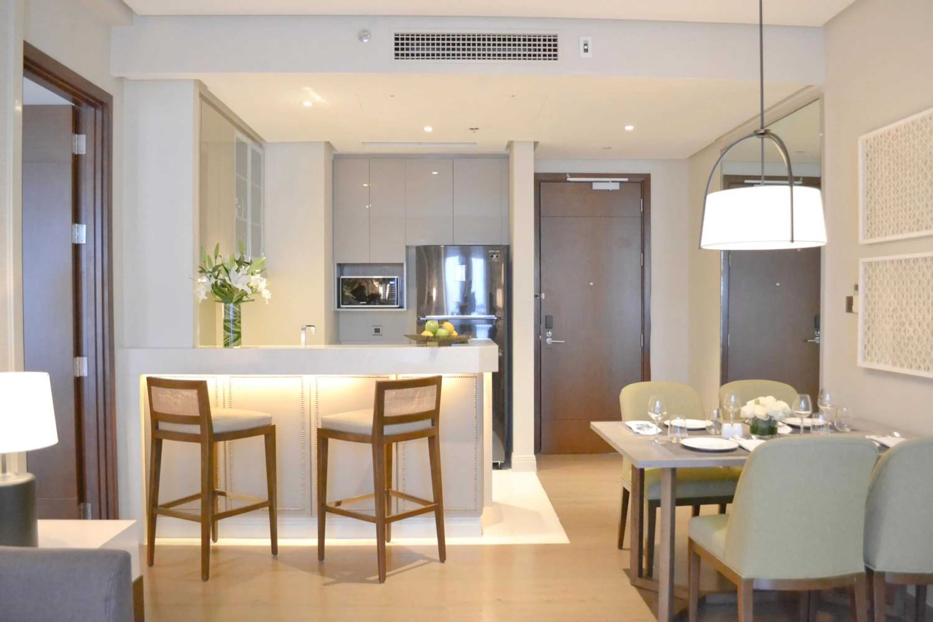 Kitchen or kitchenette in Dusit Thani Residence Davao