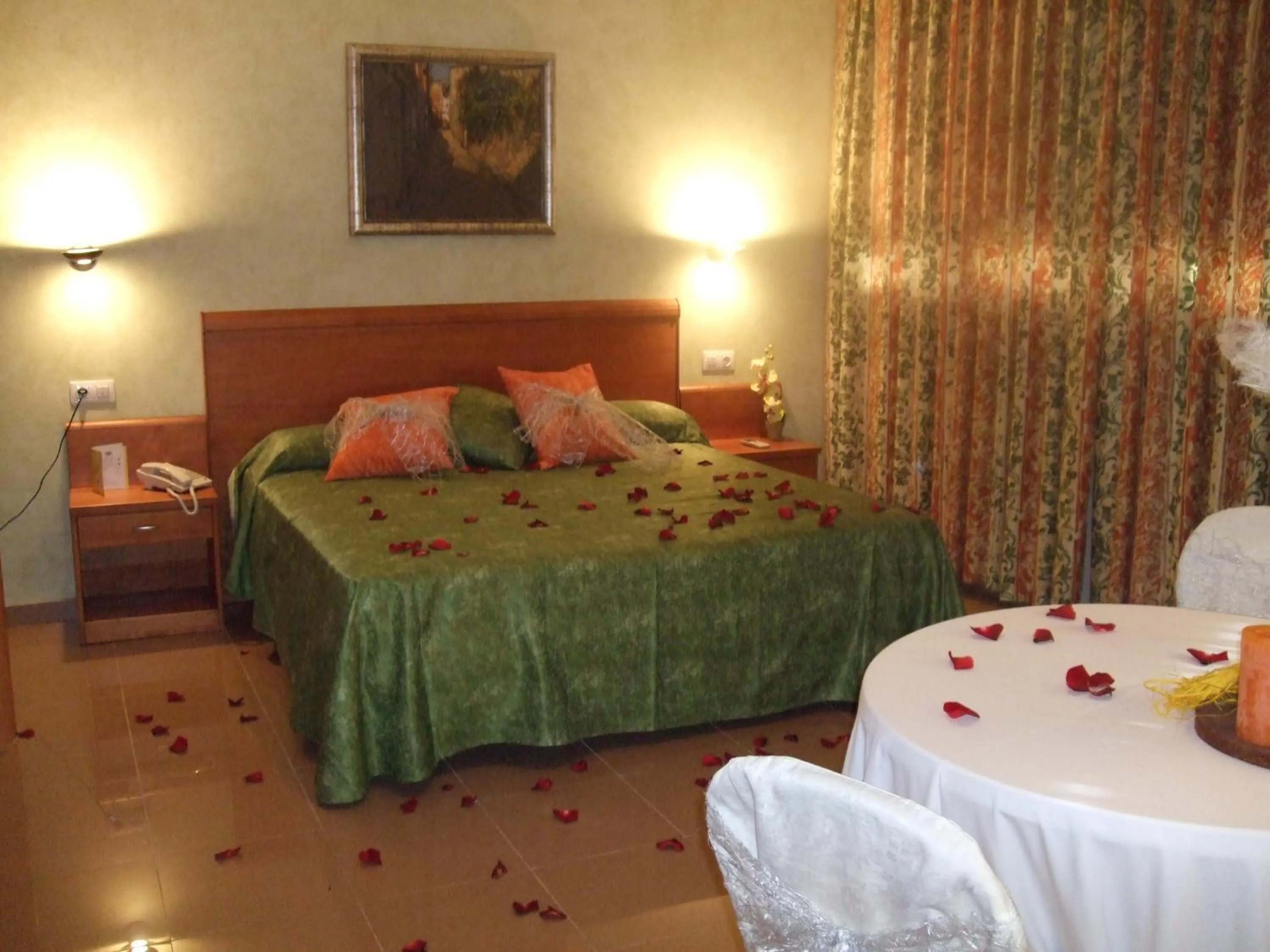 Bed in Hotel Fonda Neus