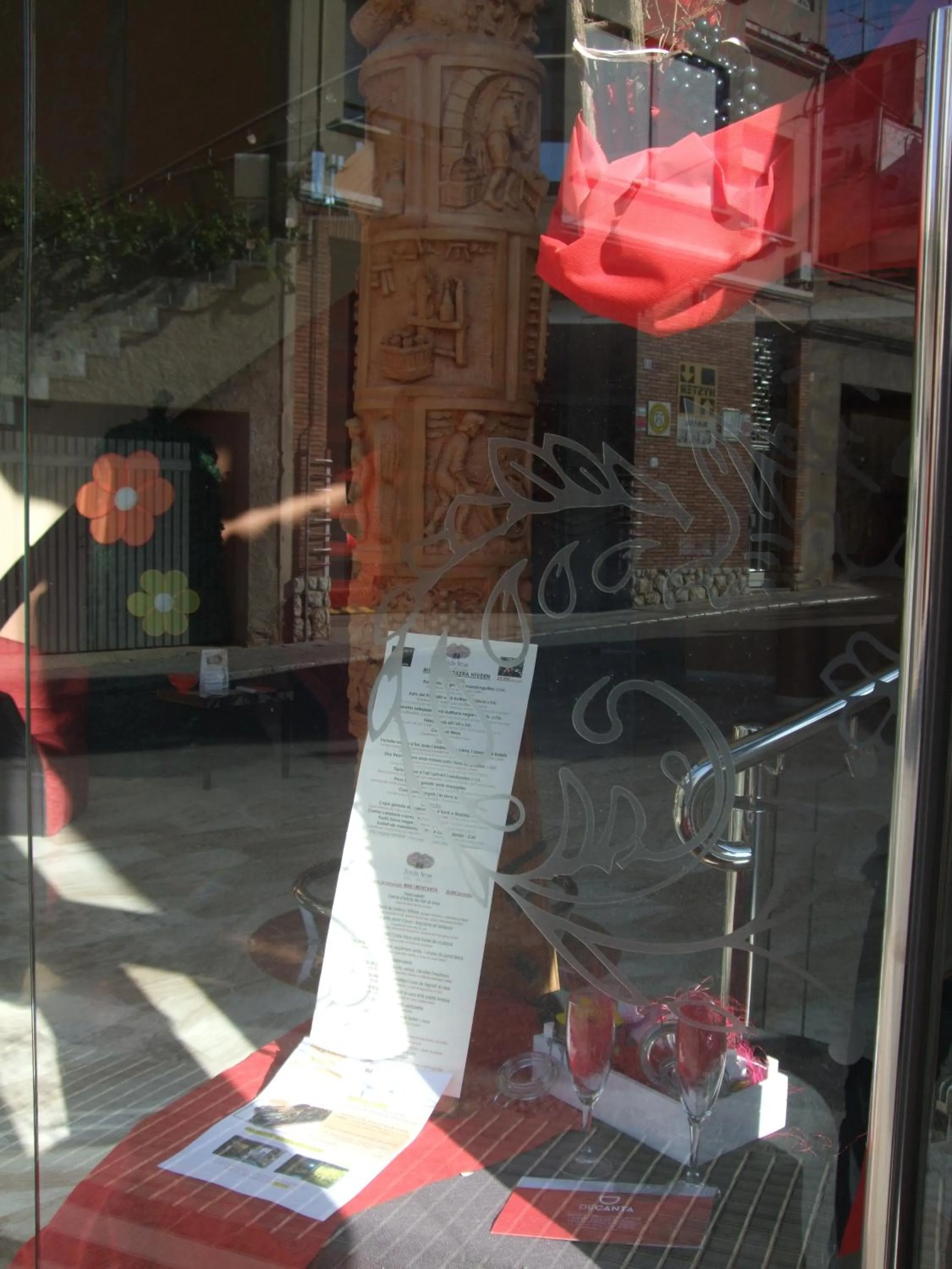 Decorative detail in Hotel Fonda Neus