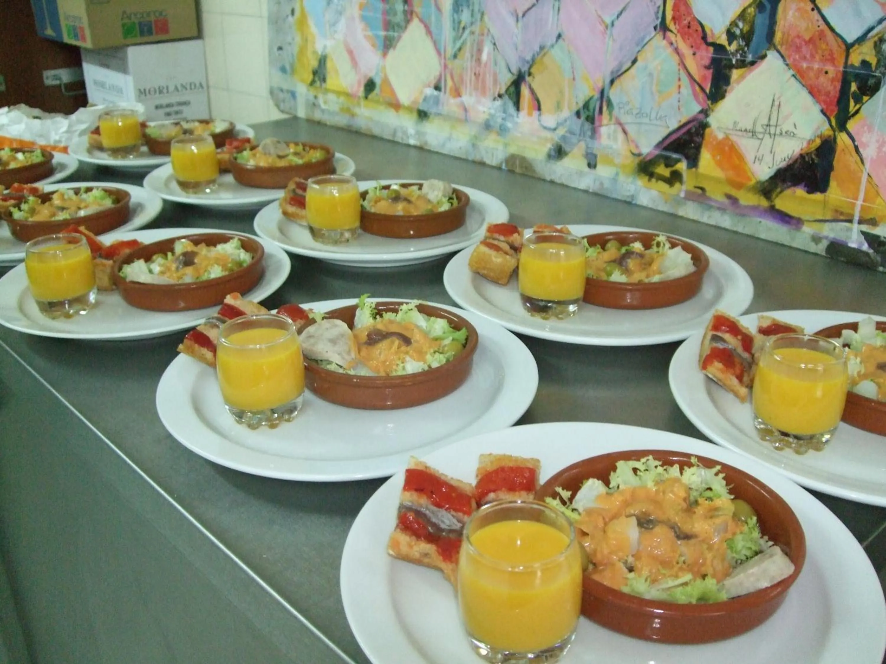 Food close-up in Hotel Fonda Neus