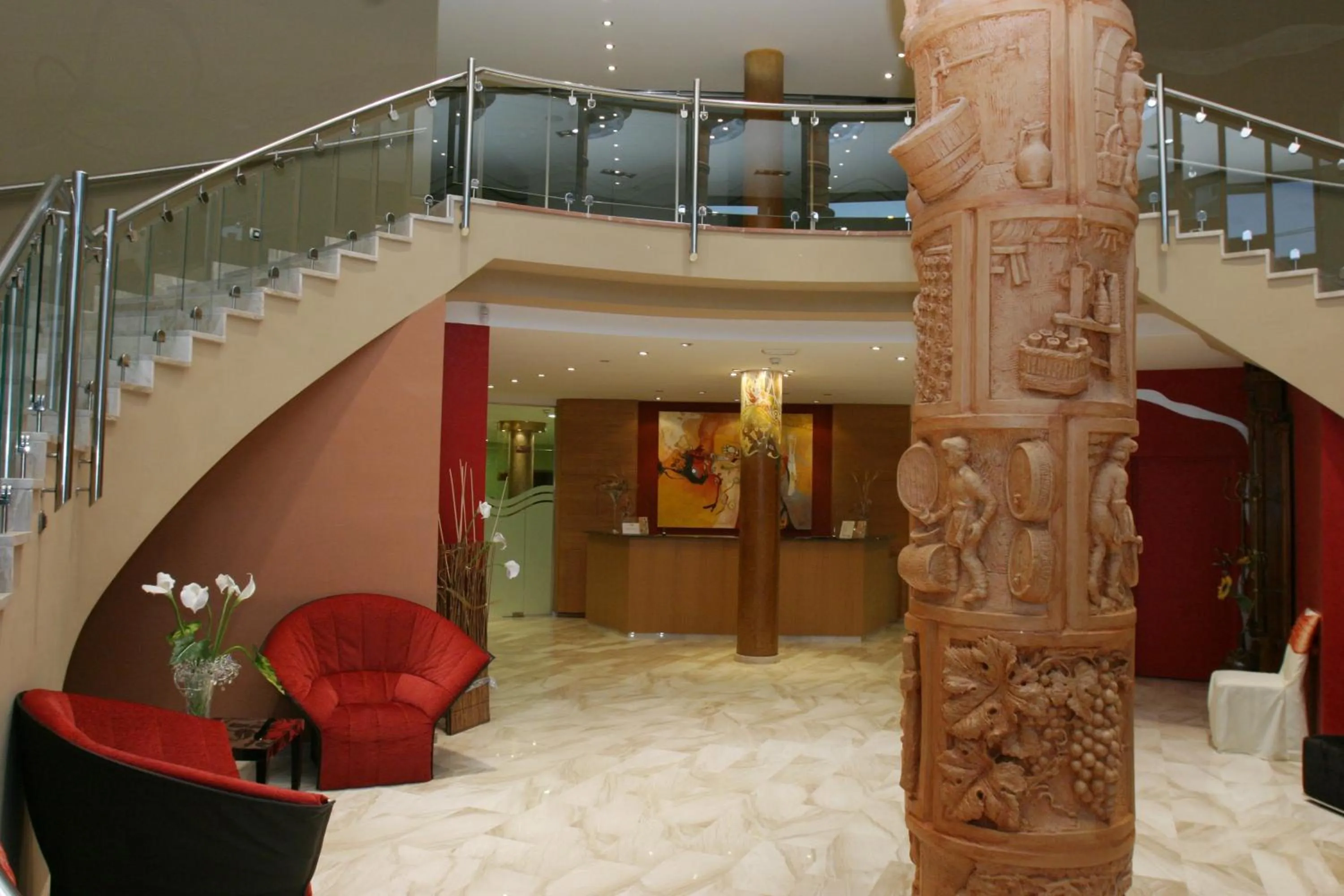 Lobby or reception in Hotel Fonda Neus