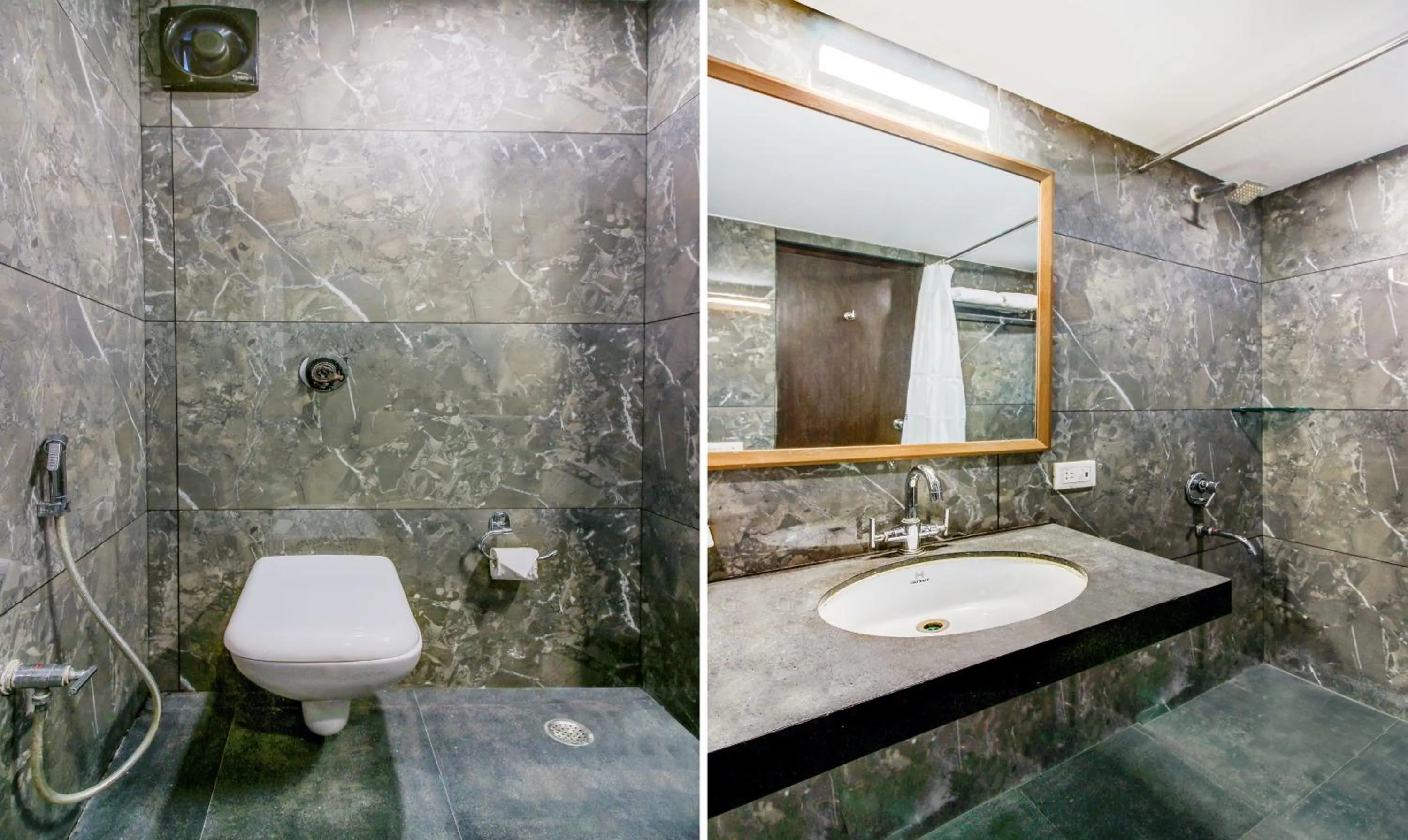 Shower in The Legend Hotel- Santacruz Near Mumbai International Airport