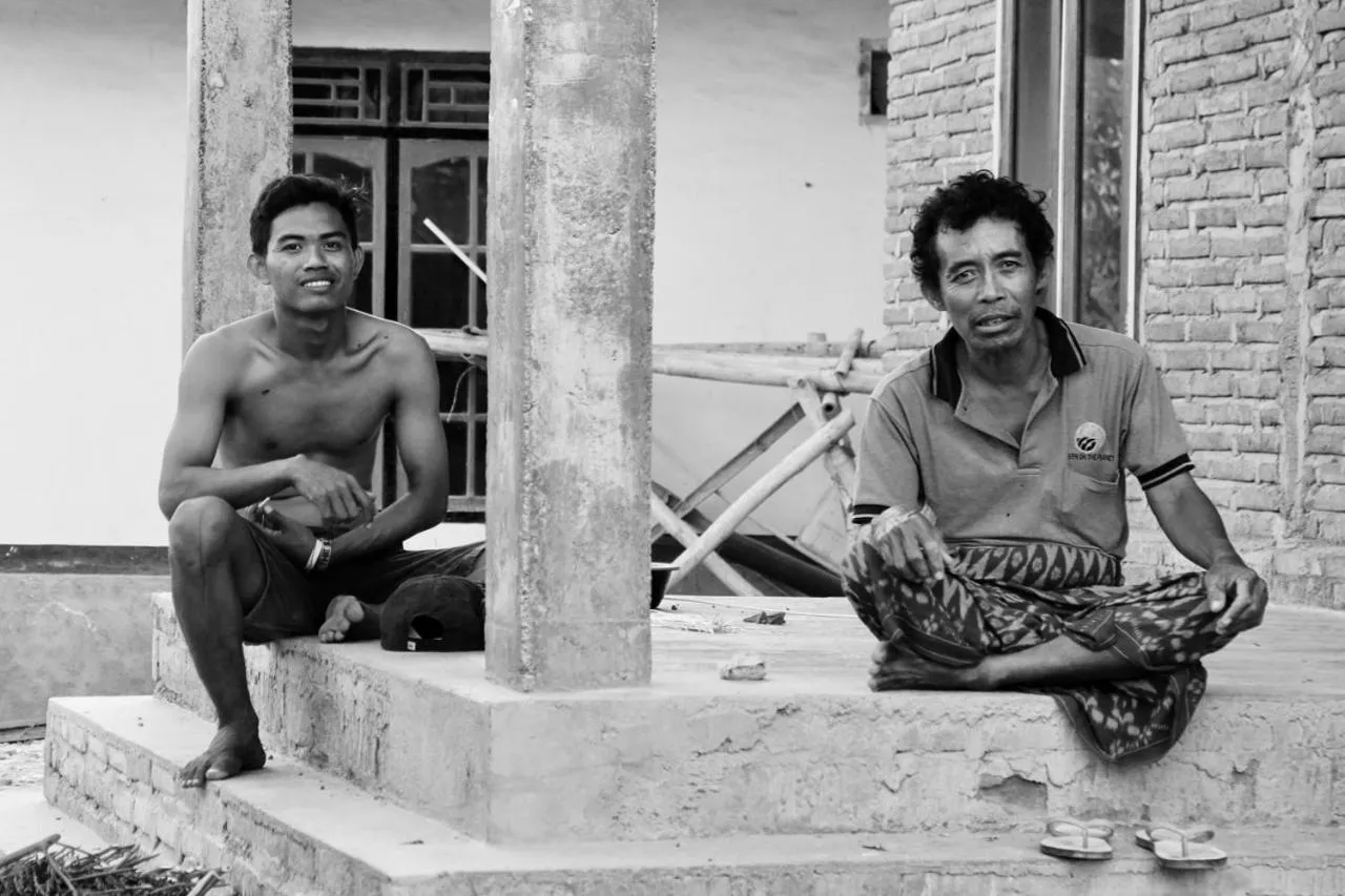 Staff in Ekas Surf Resort & Surf Camp