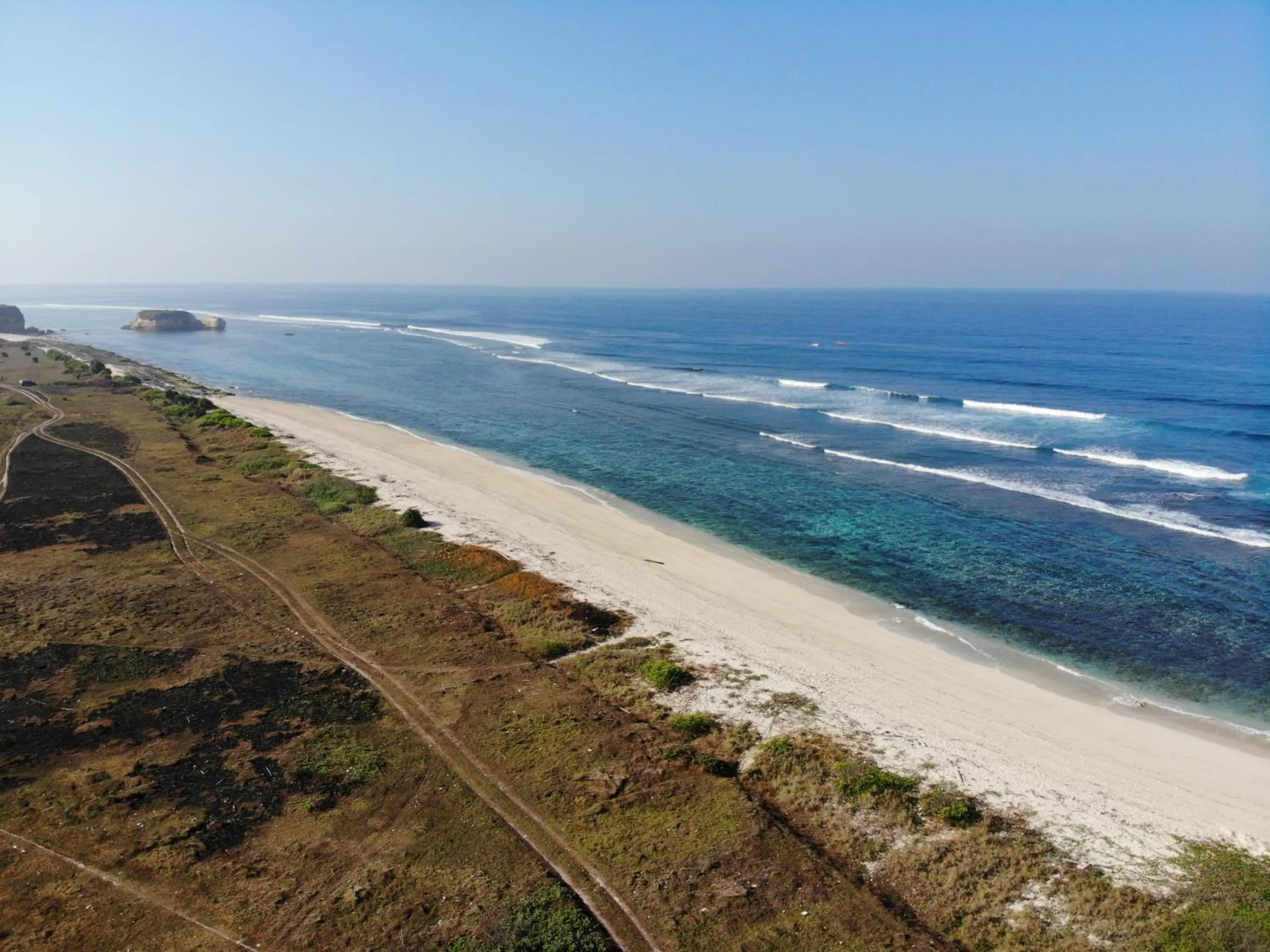 Beach in Ekas Surf Resort & Surf Camp