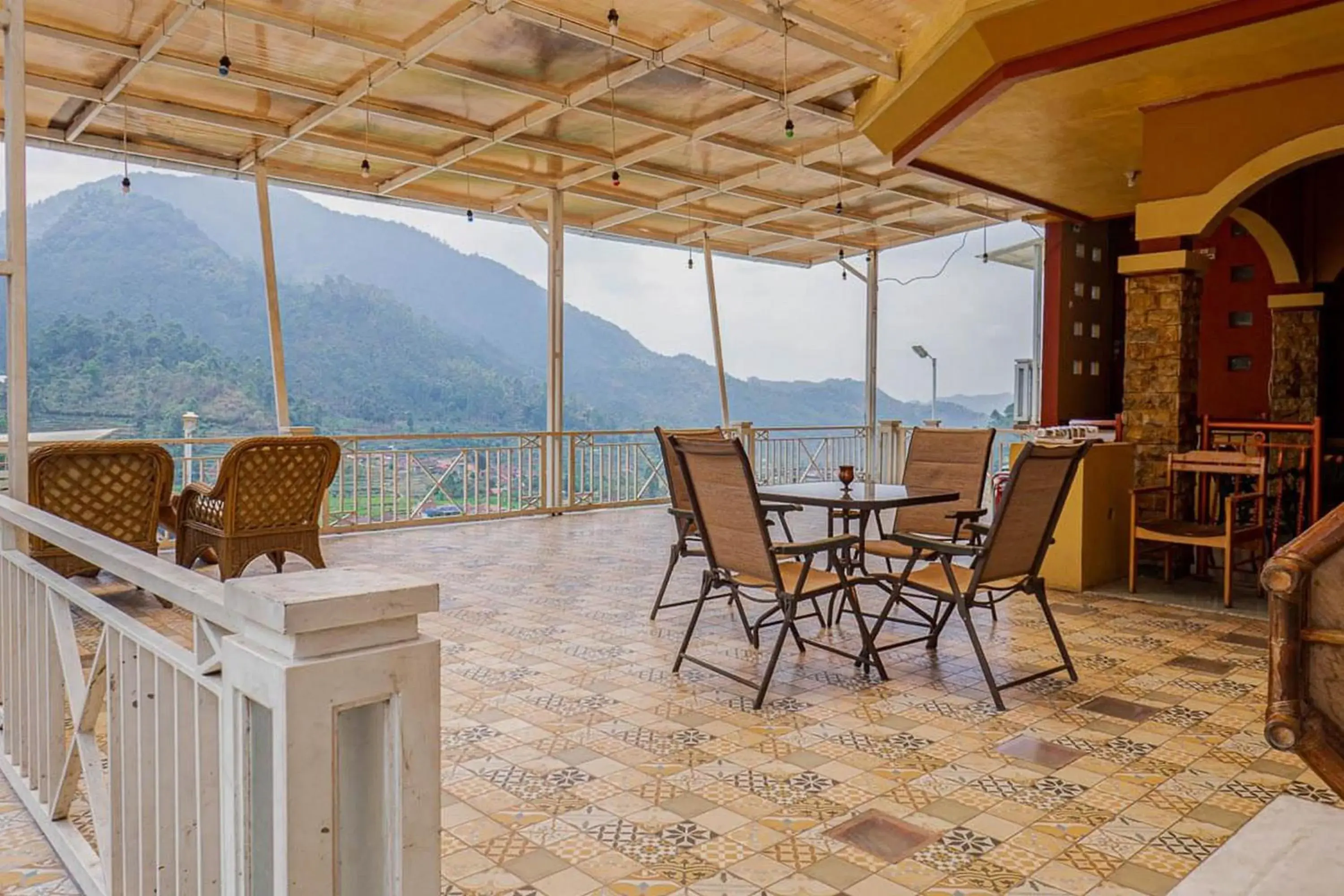Seating area in RedDoorz near Kawah Putih Ciwidey Seating area in RedDoorz near Kawah Putih Ciwidey