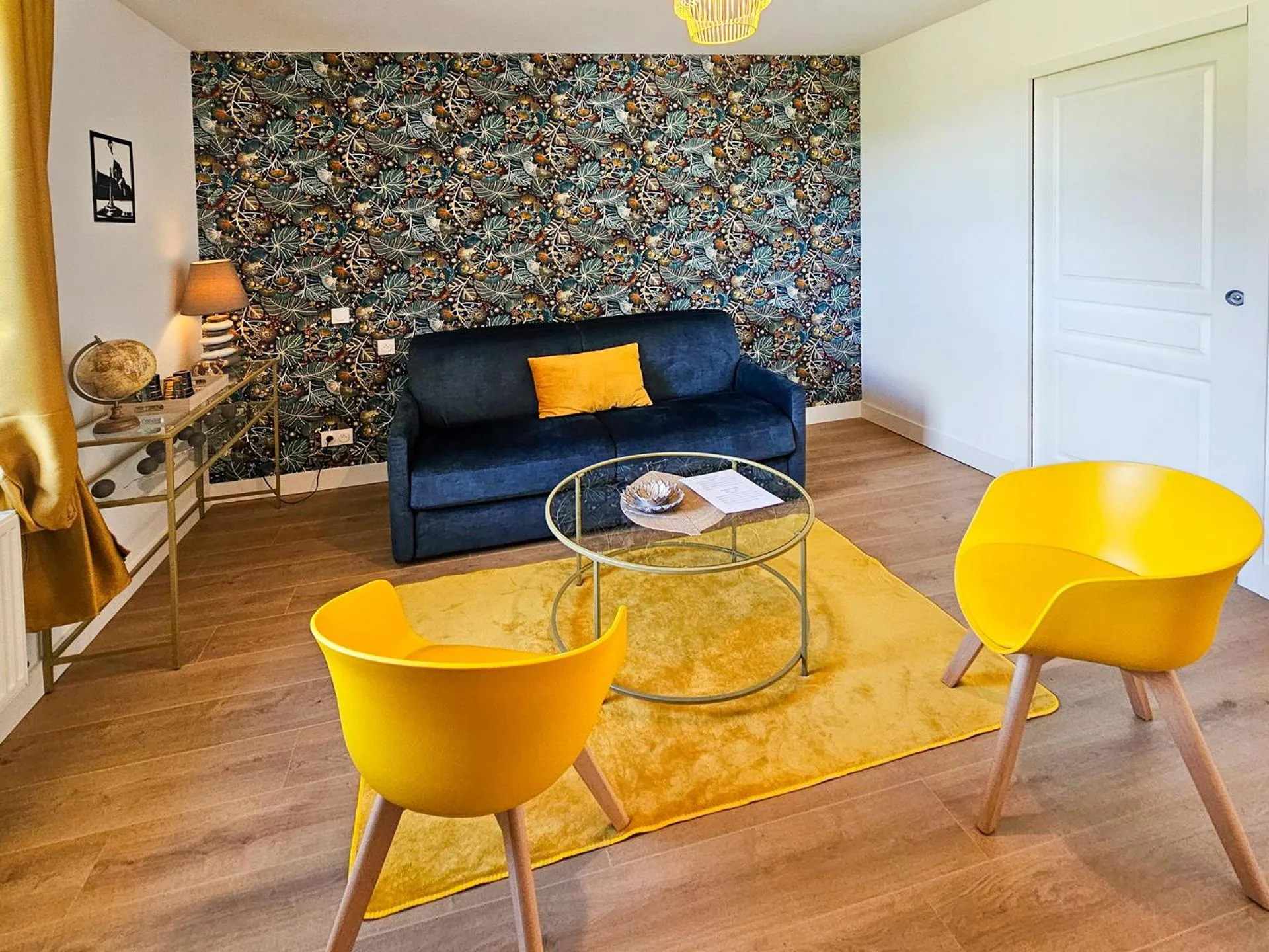 Living room in Manoir de Turqueville les Quatre Etoiles