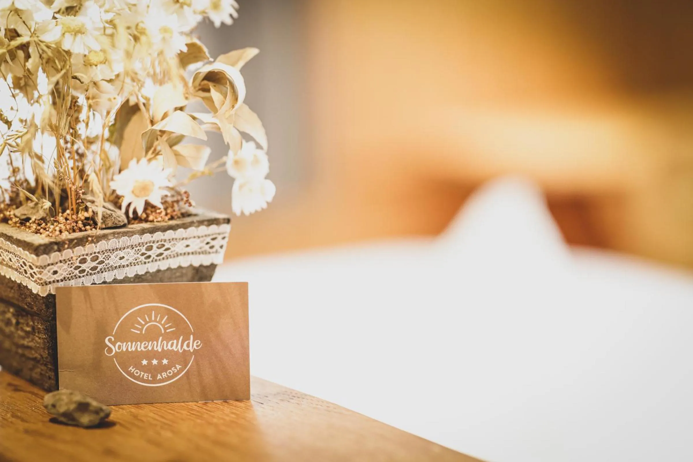 Decorative detail, Bed in Hotel Sonnenhalde, Arosa