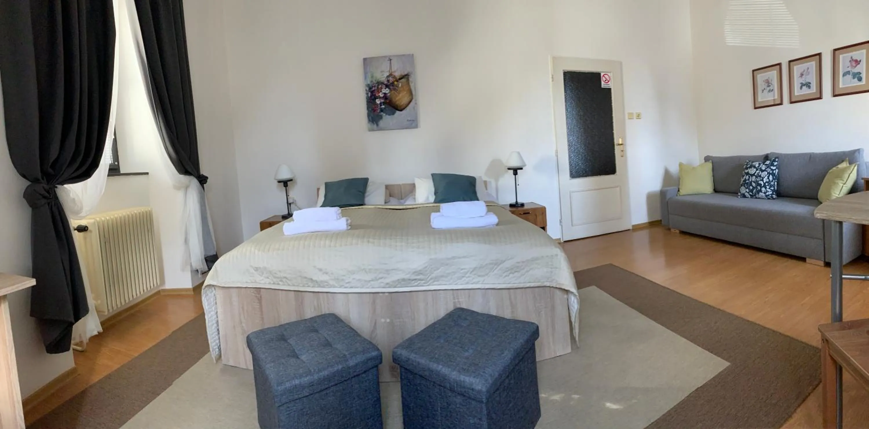 Bed in Hotel U Apoštola