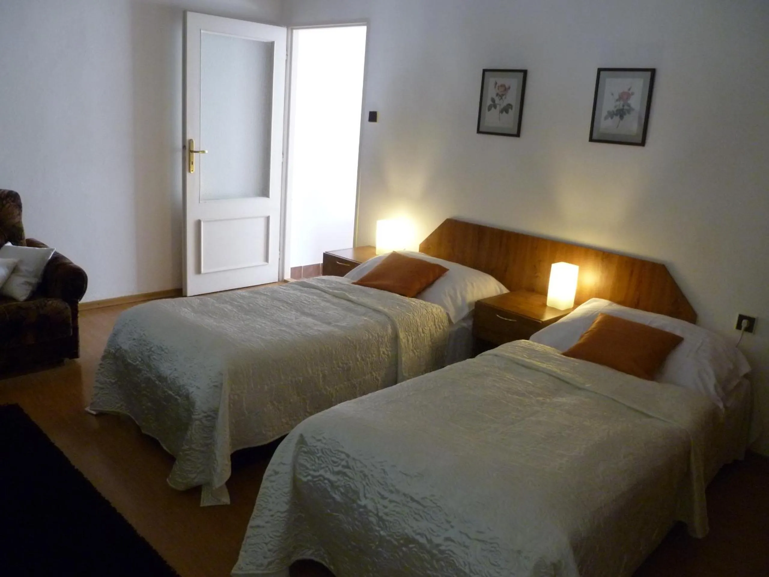 Bed in Hotel U Apoštola
