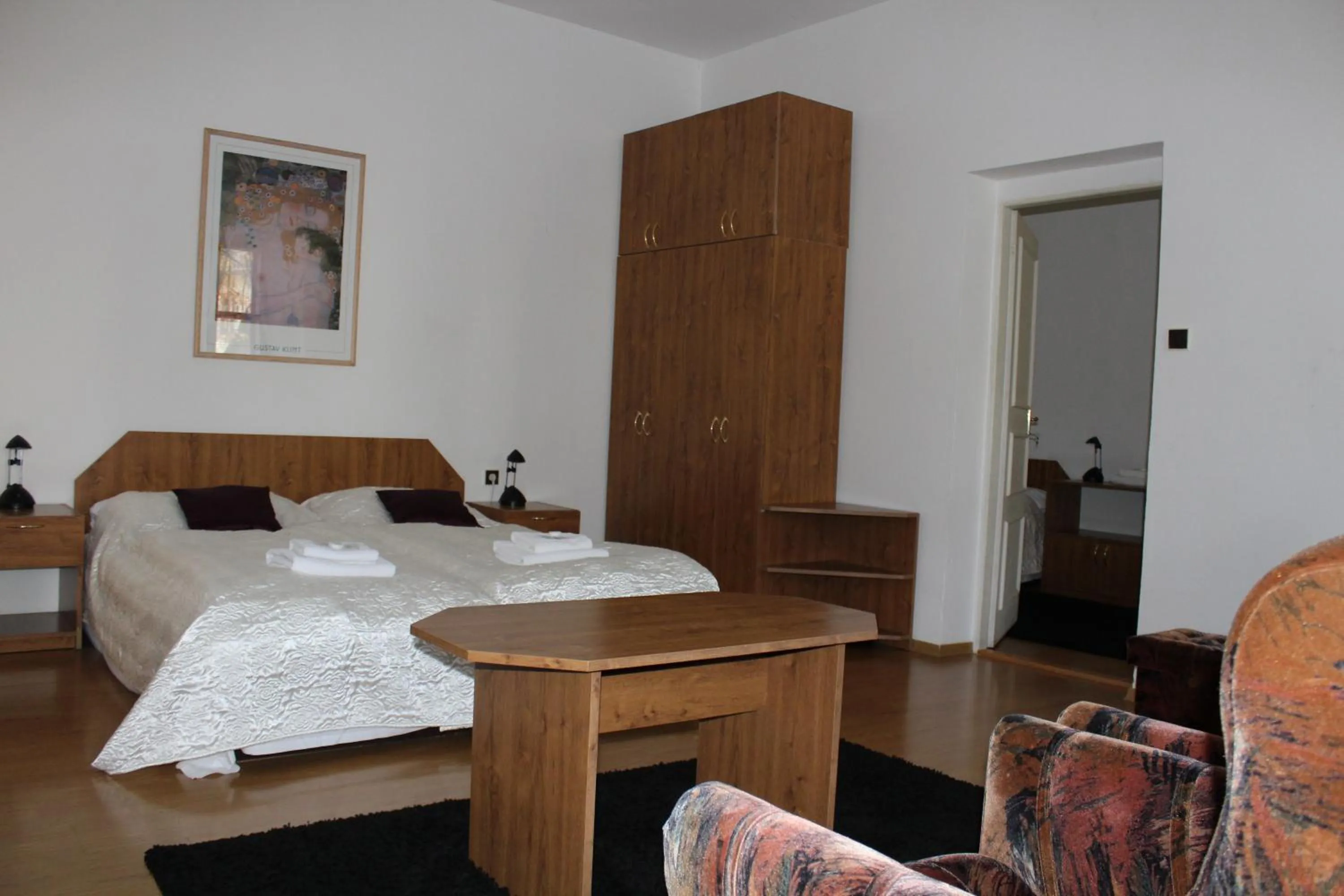 Bed in Hotel U Apoštola