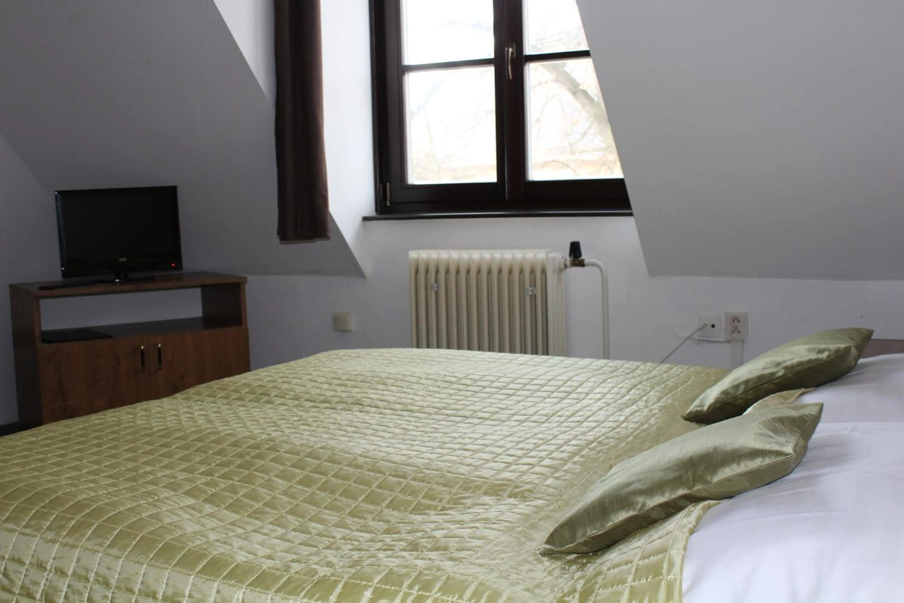 Bed in Hotel U Apoštola