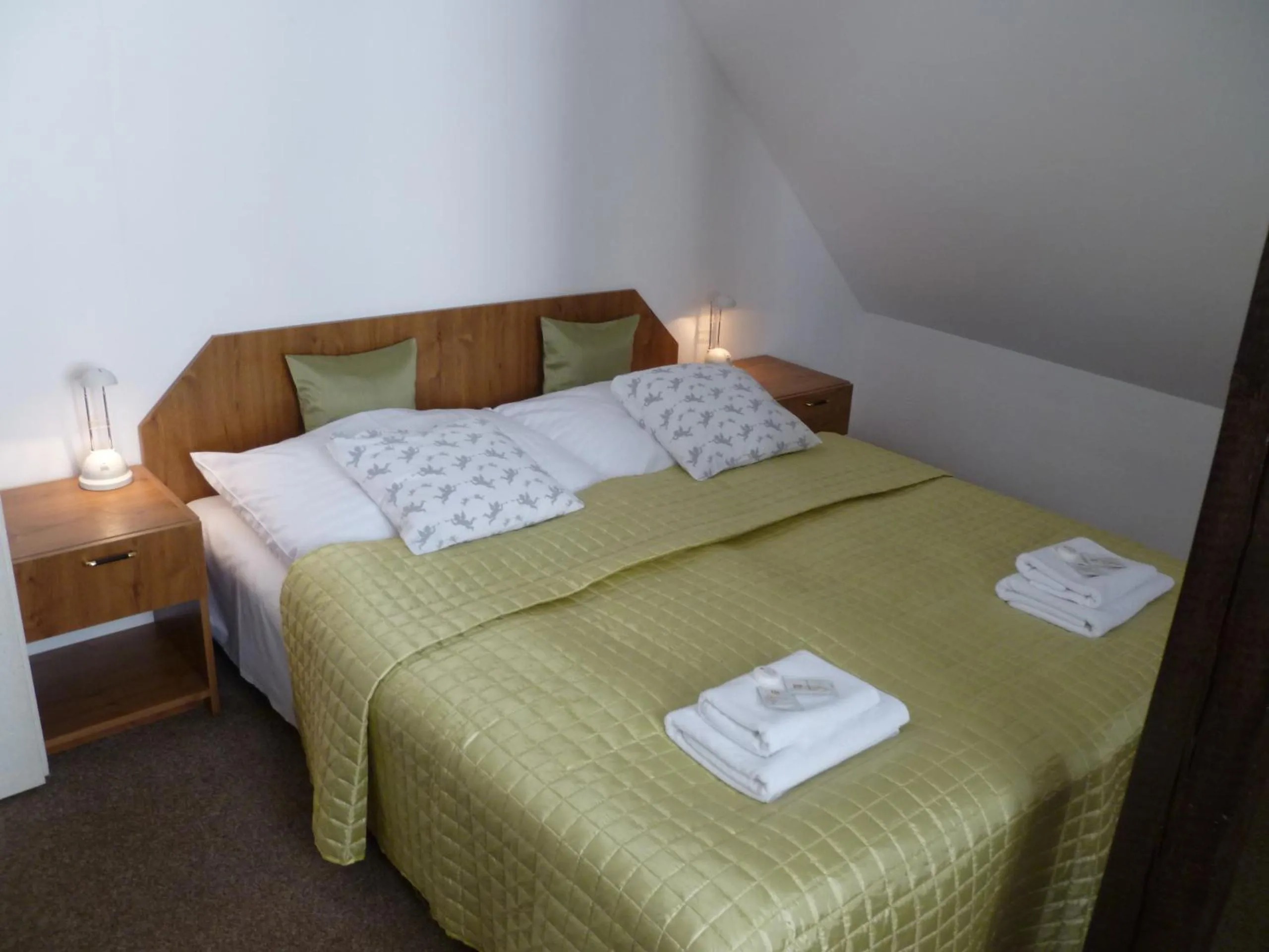 Bed in Hotel U Apoštola