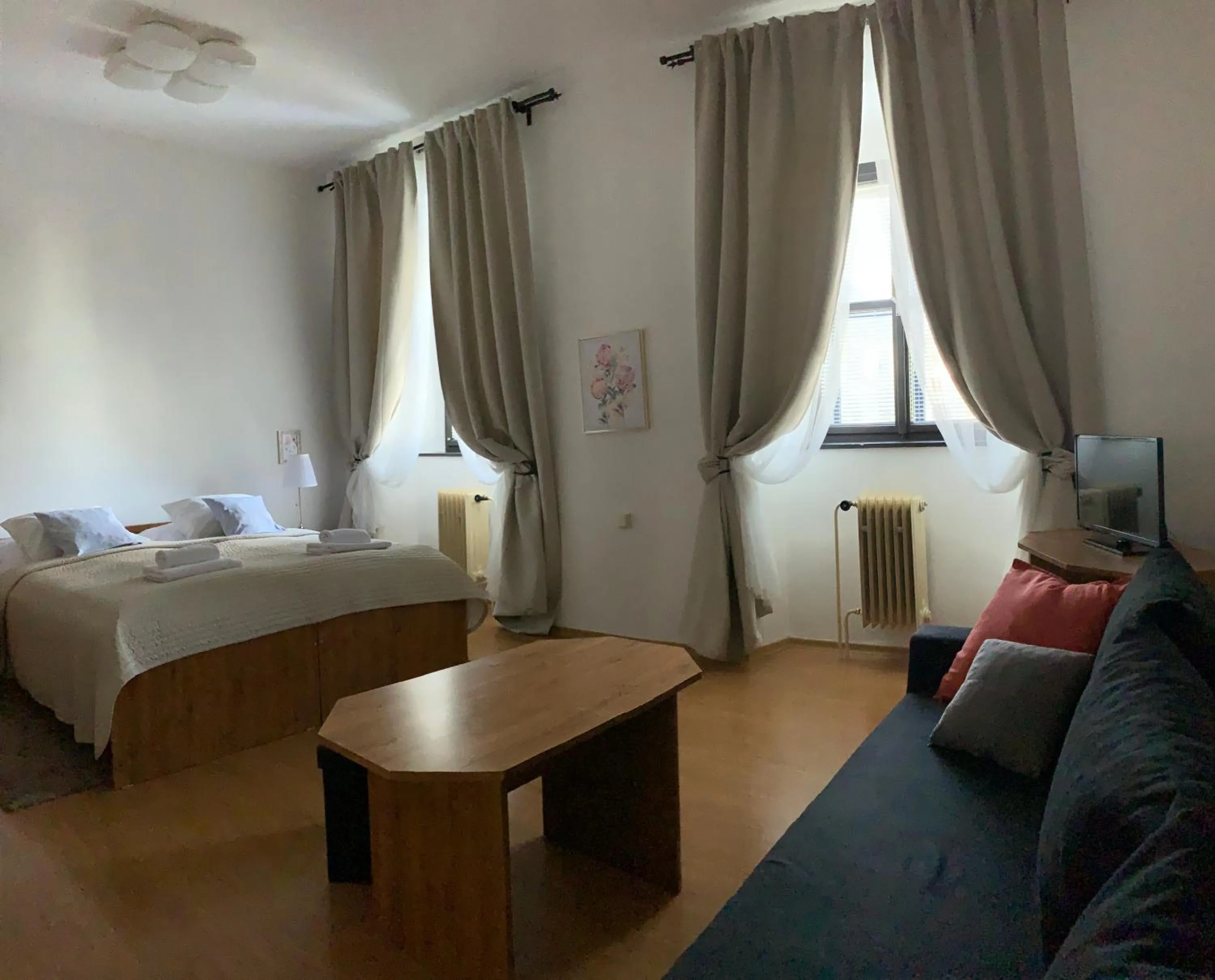 Bed in Hotel U Apoštola