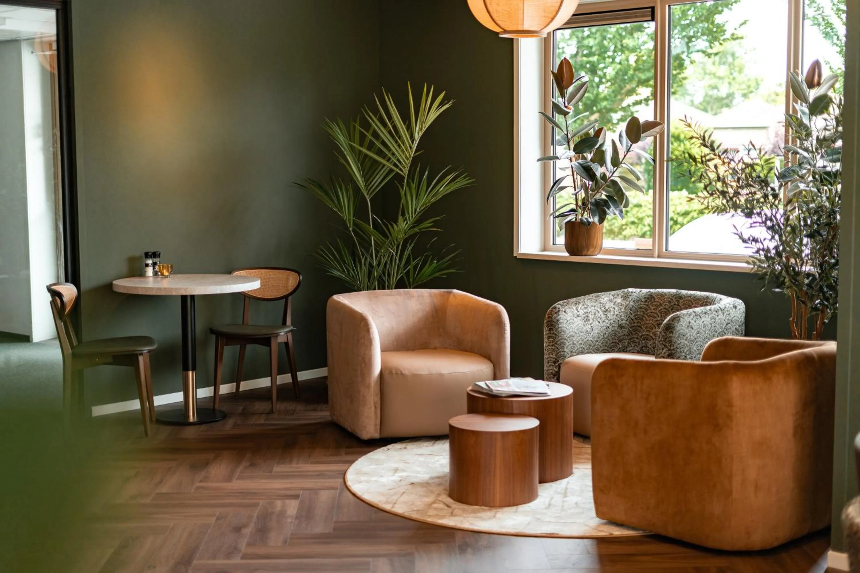 Seating area in Hotel het Zwaantje