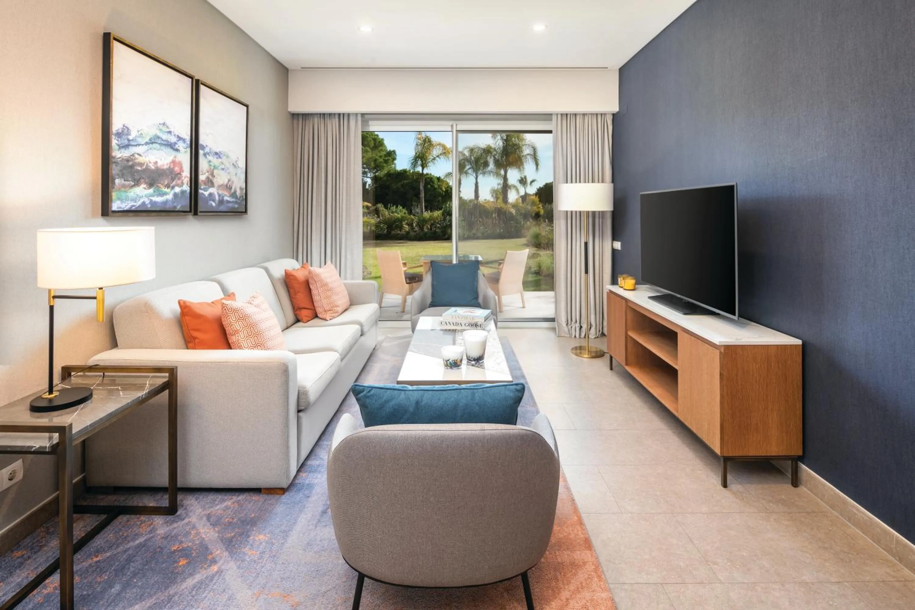 Communal lounge/ TV room in Wyndham Grand Algarve