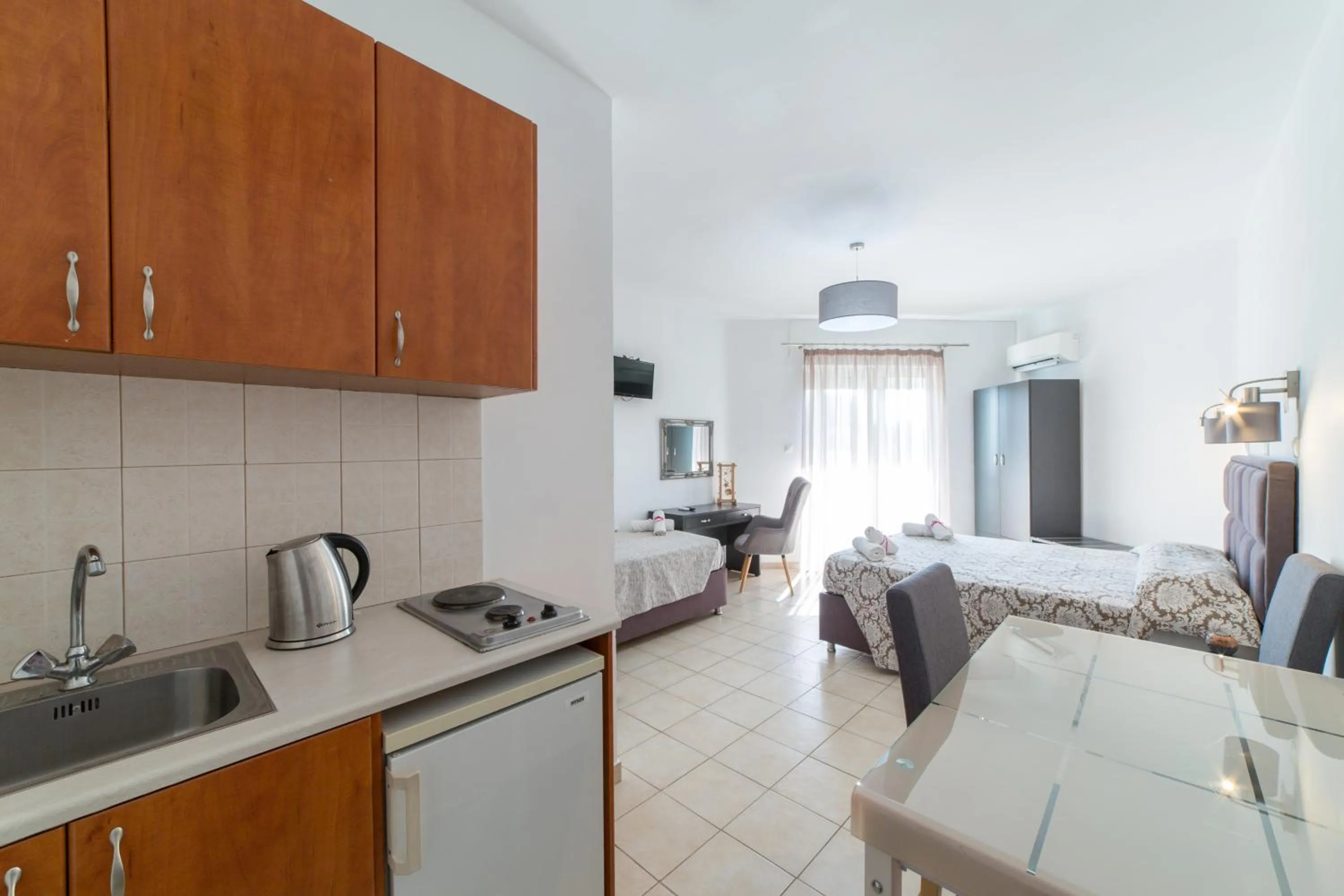 Kitchen or kitchenette in Anelia Boutique Studios & Apartments