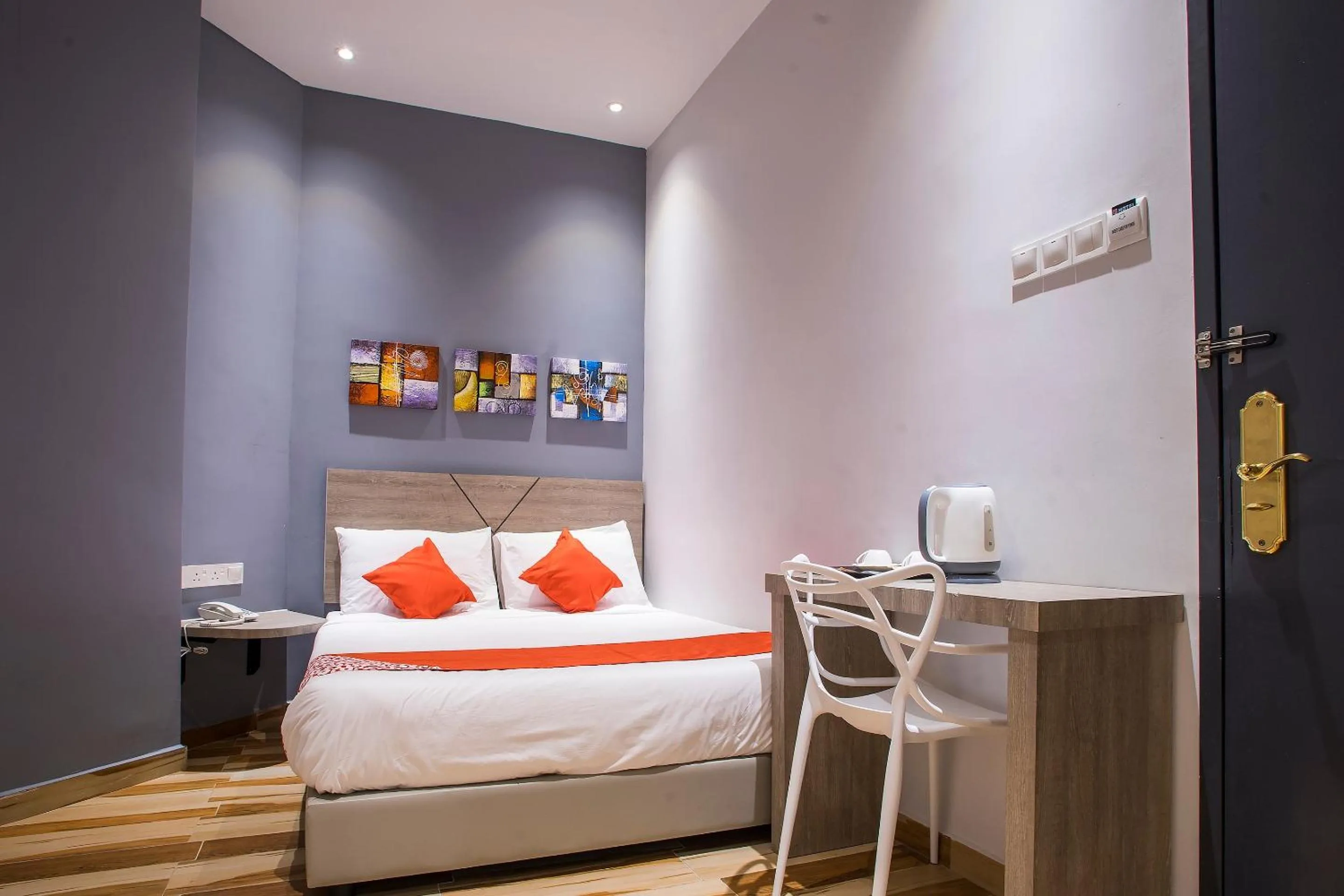 Bedroom, Bed in Hotel O Gs Hotels Near Strand Mall