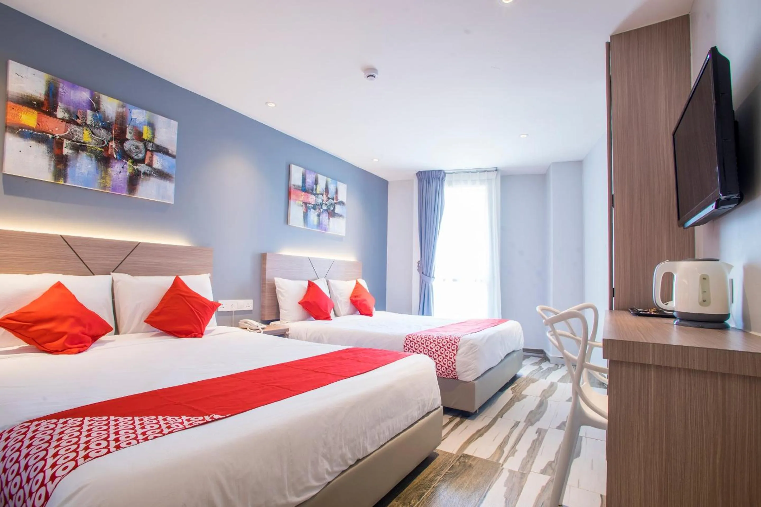 Bedroom, Bed in Hotel O Gs Hotels Near Strand Mall