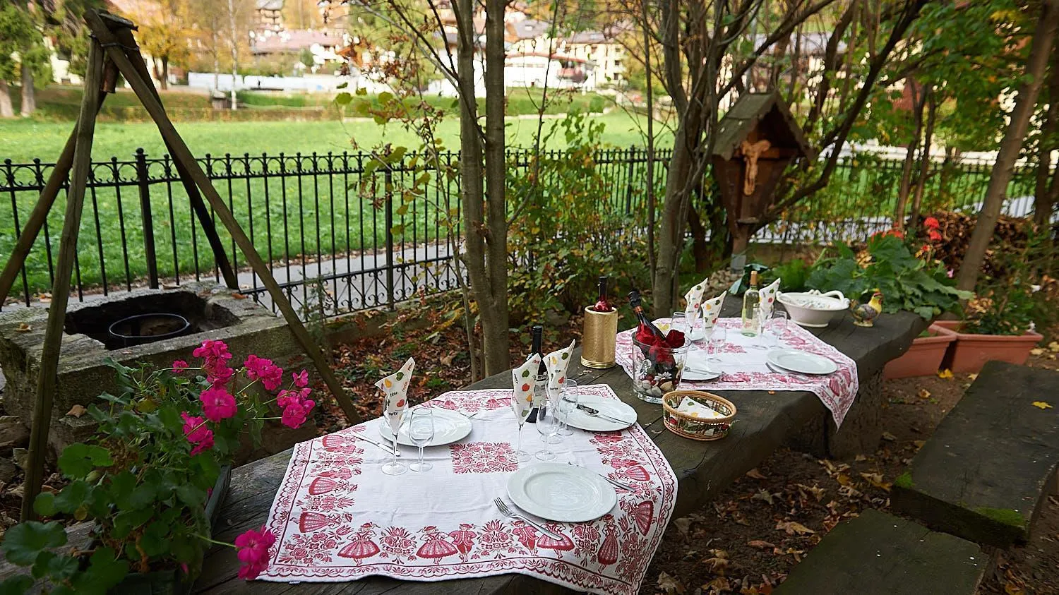 BBQ facilities in HOTEL La Locanda