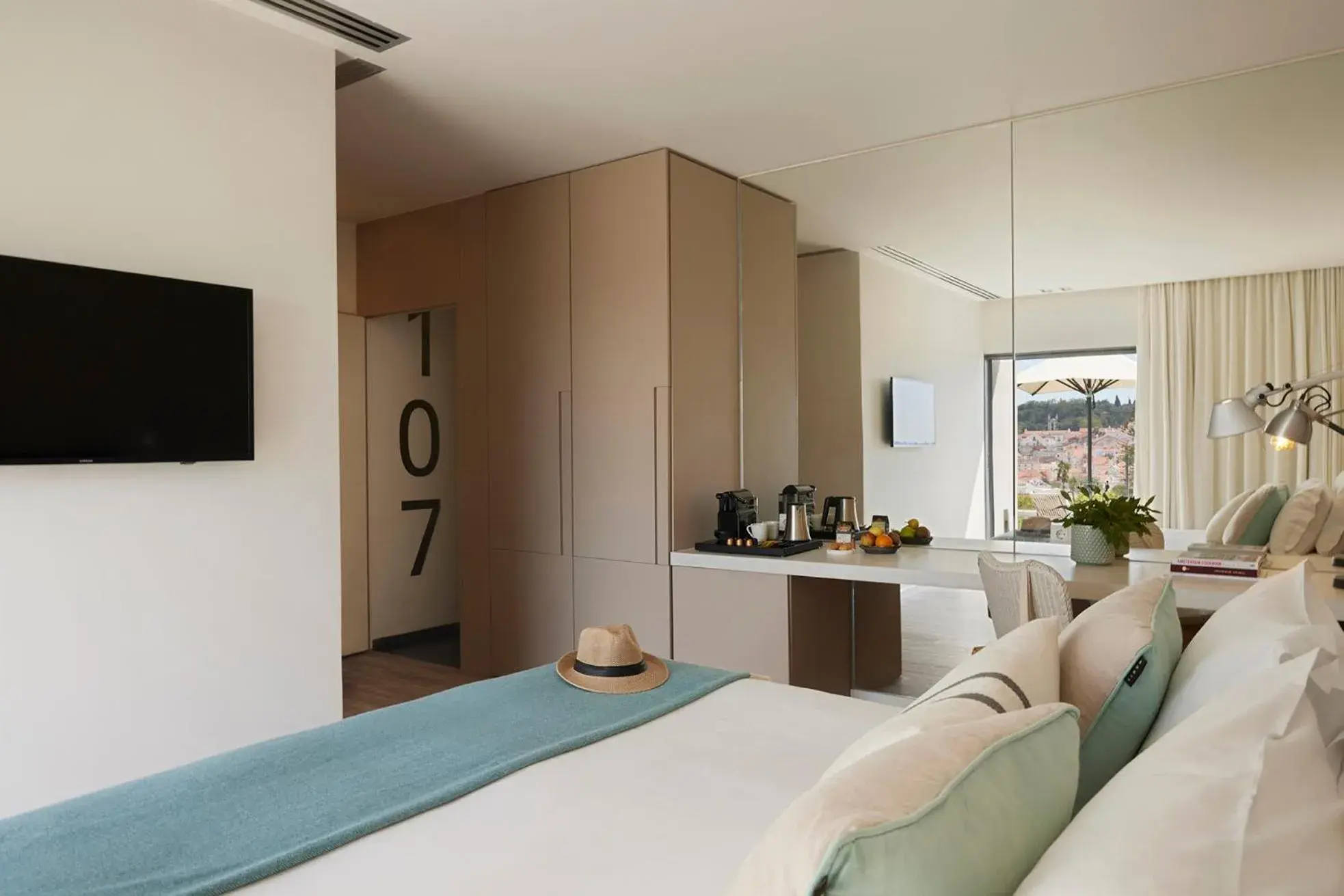 Bedroom, Bed in Octant Santiago Bedroom, Bed in Octant Santiago