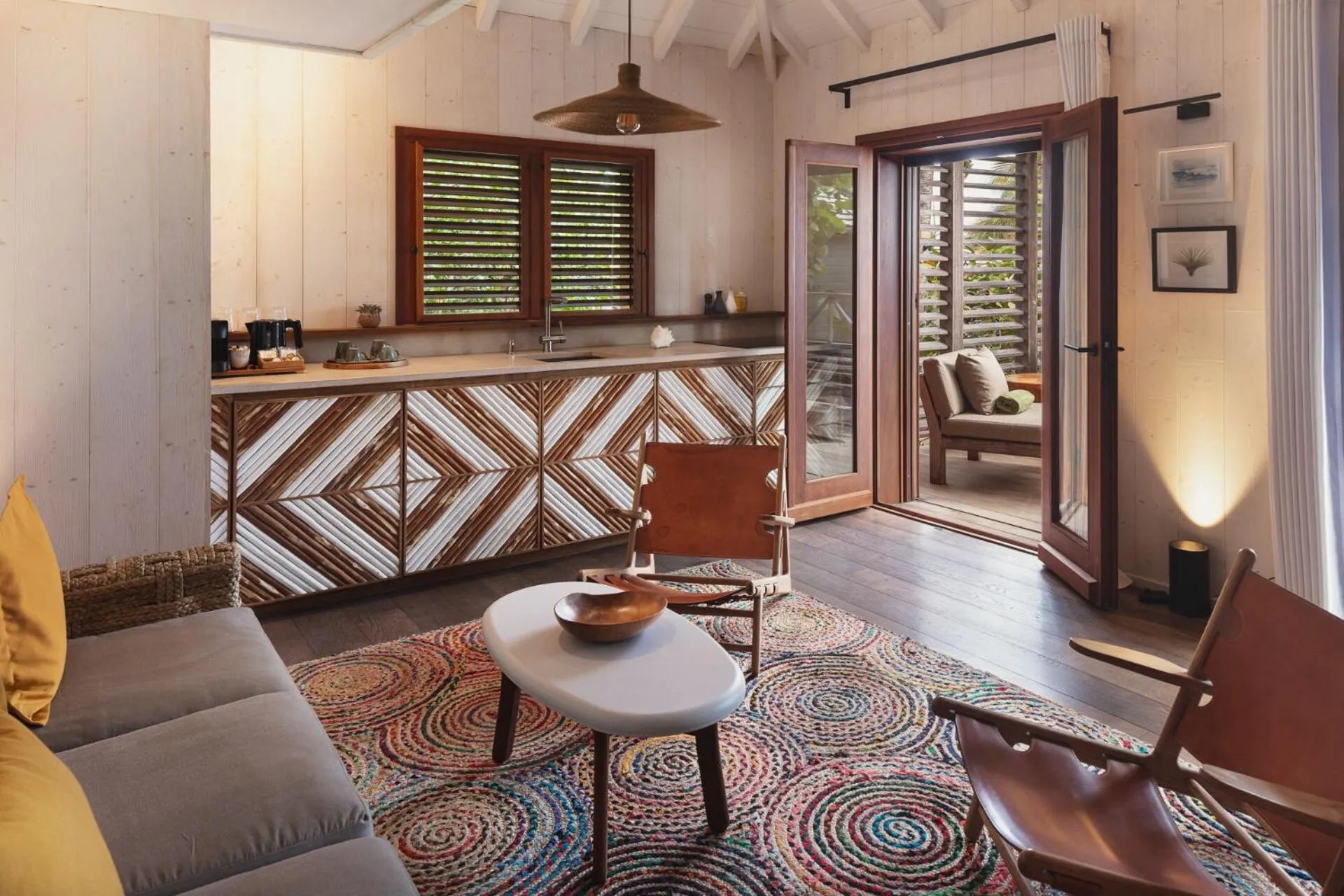 Living room in Hotel Manapany