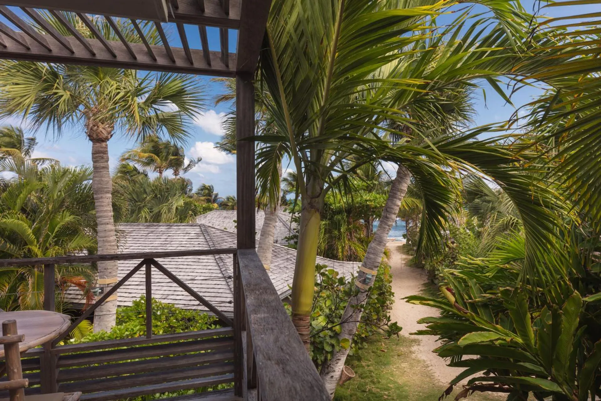 Balcony/Terrace in Hotel Manapany