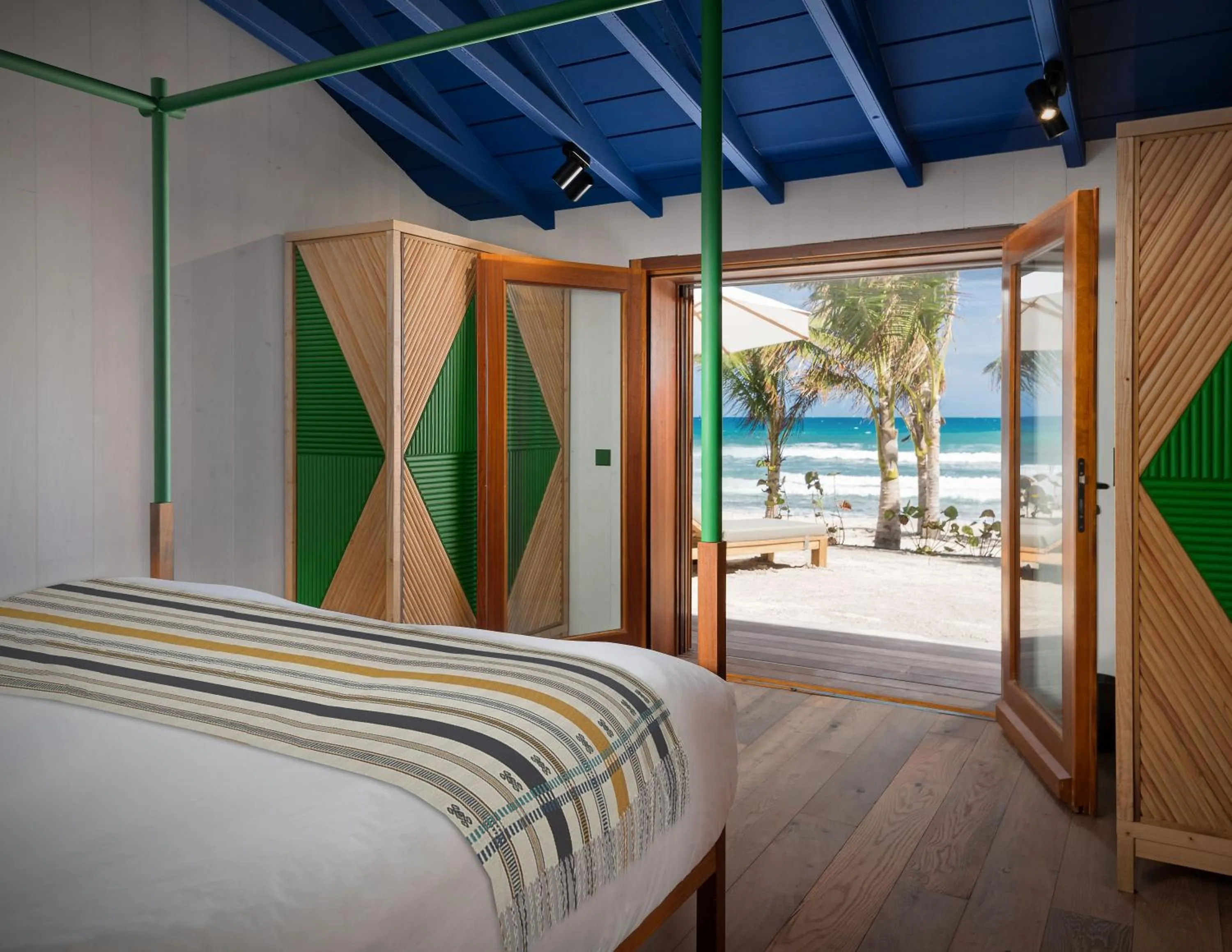 Bed in Hotel Manapany