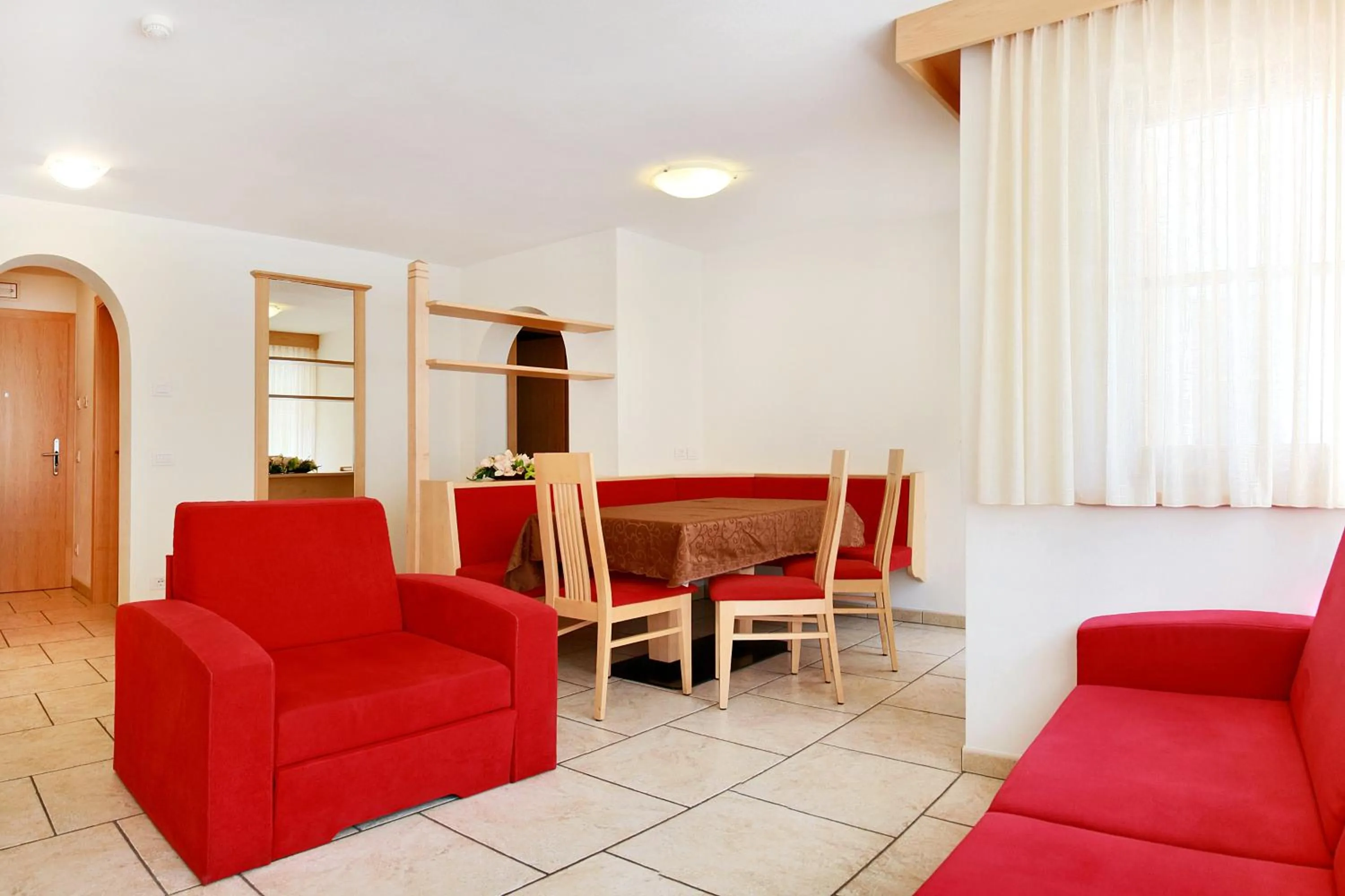 Kitchen or kitchenette in Appartamenti Villa Olympia