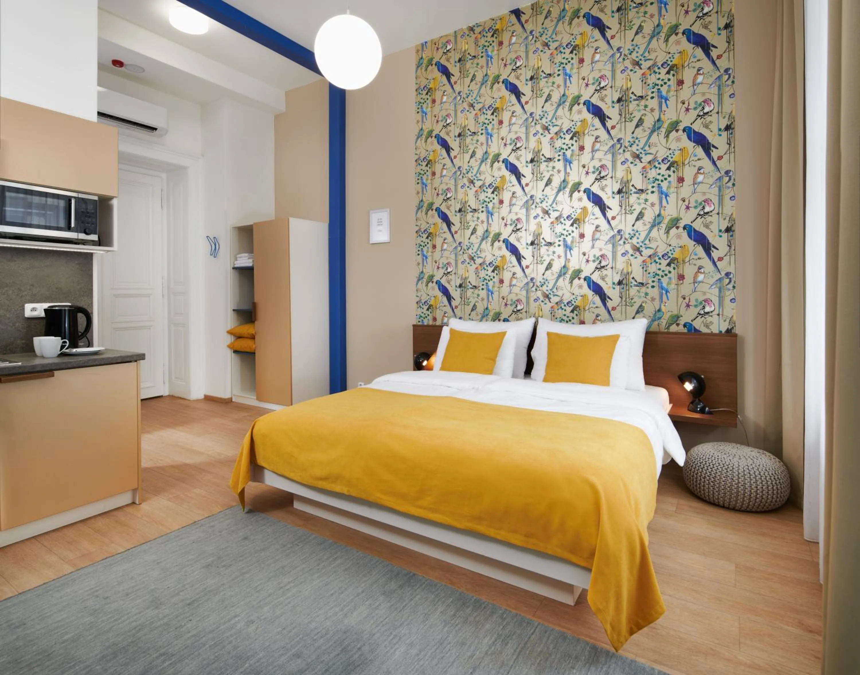 Bedroom, Bed in City Nest Apartments by Adrez