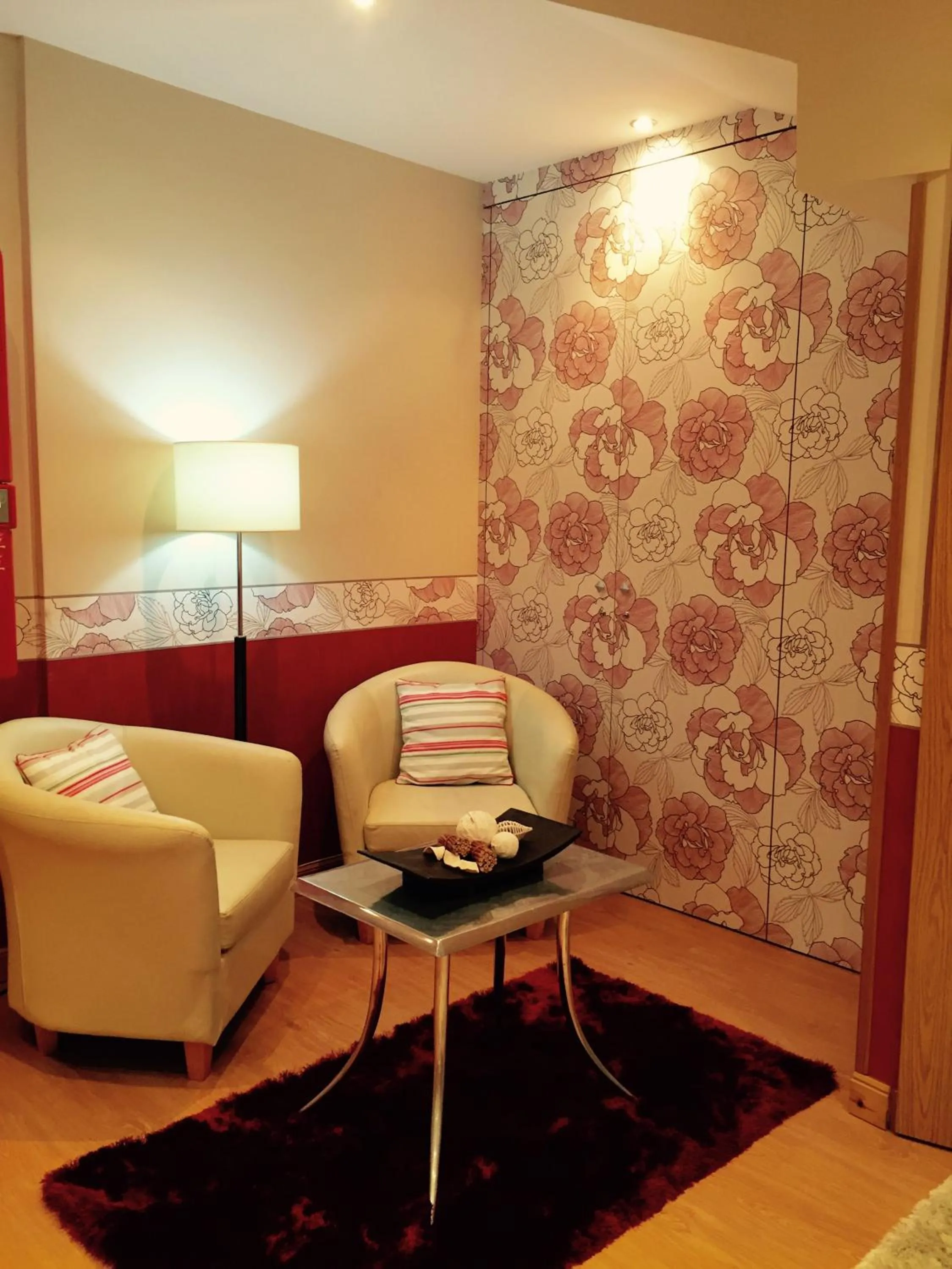 Seating area in Hosteria Villa de Castro