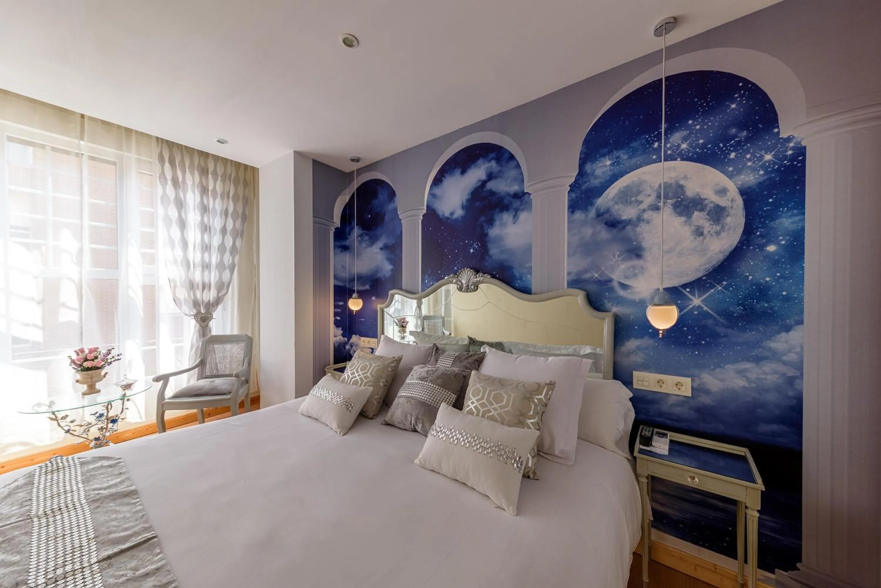 Bed in Hosteria Villa de Castro