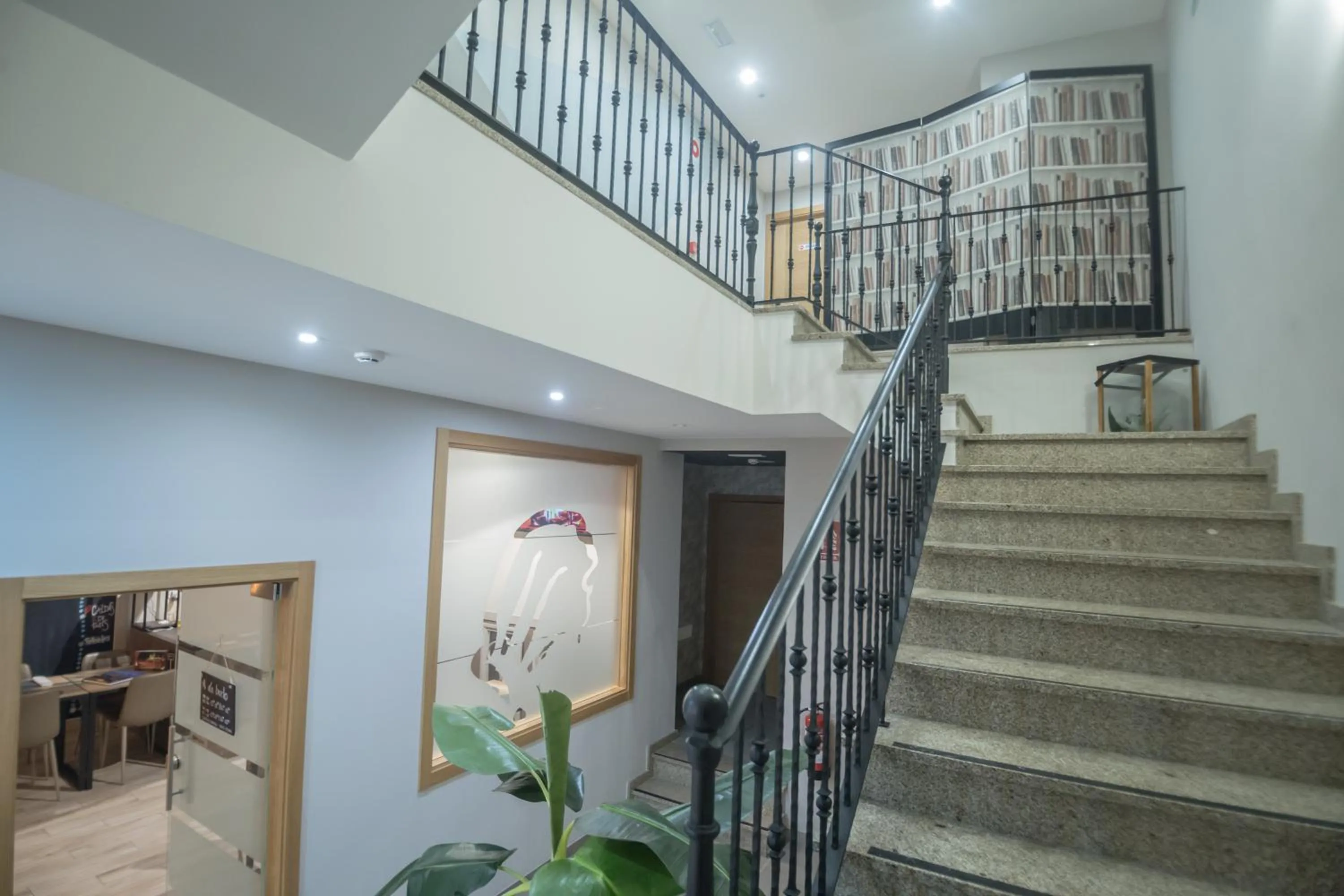 Lobby or reception in Hotel Roquiño