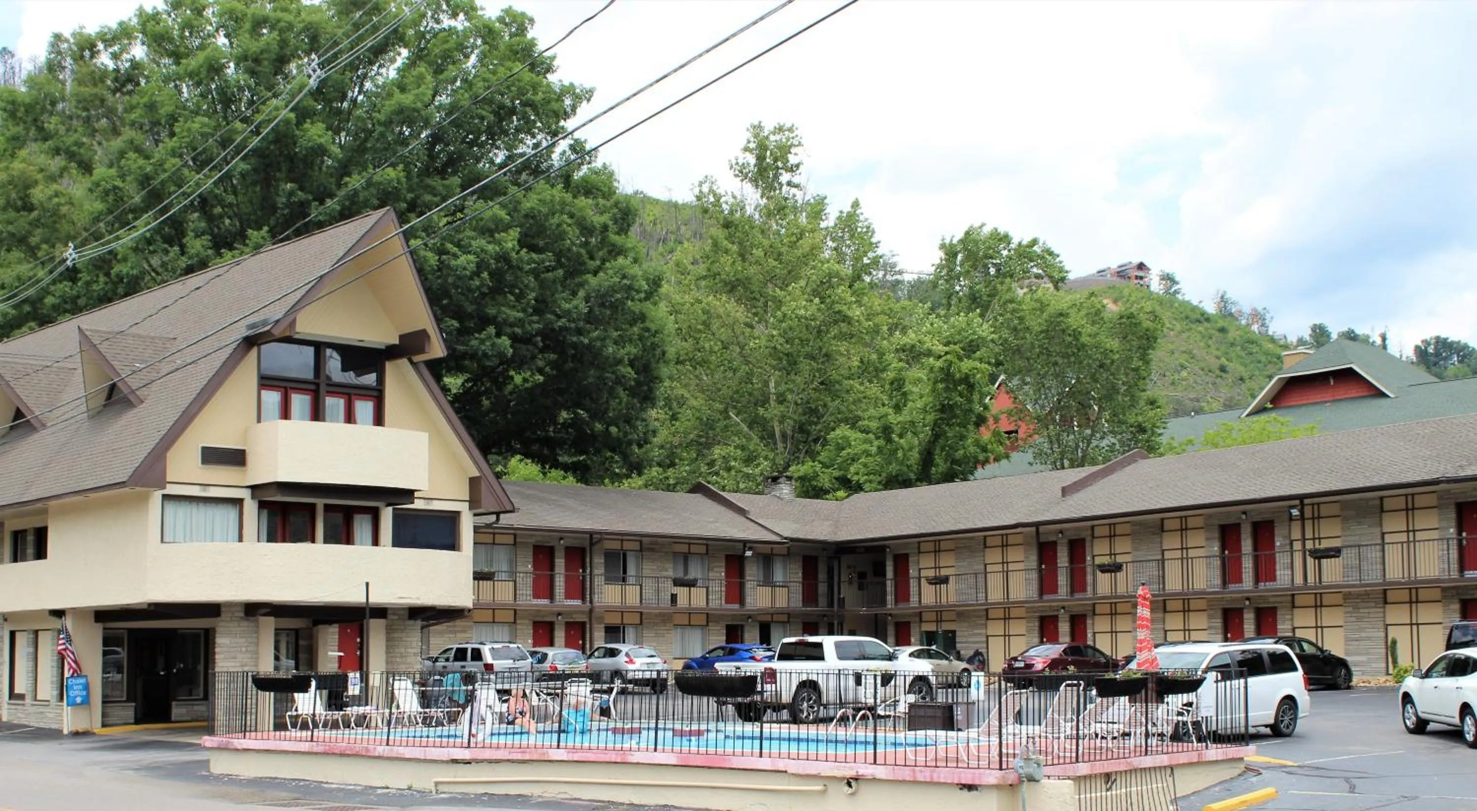 Lobby or reception in Chalet Inn