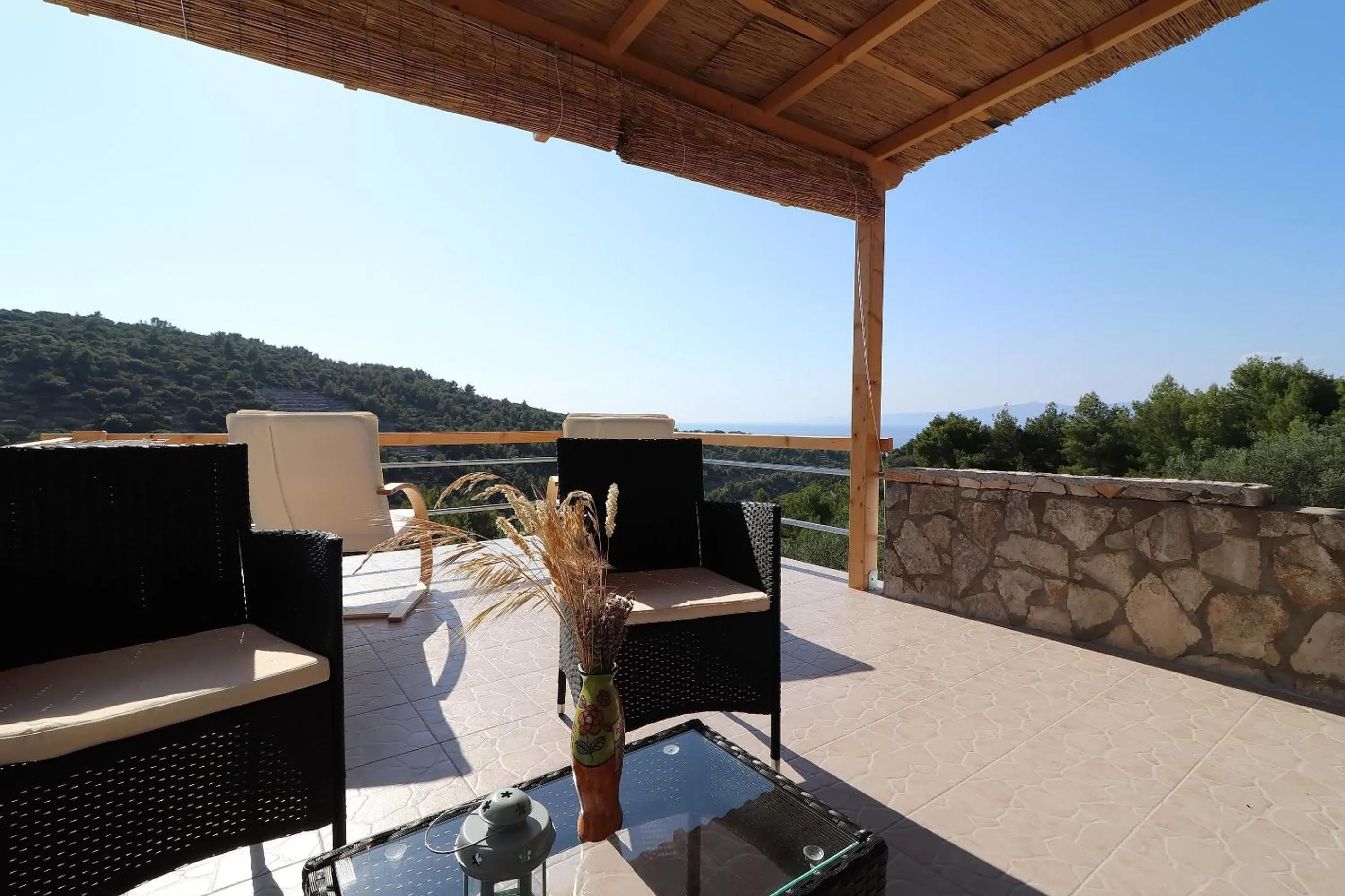 Balcony/Terrace in Greenside Cottage Lumi